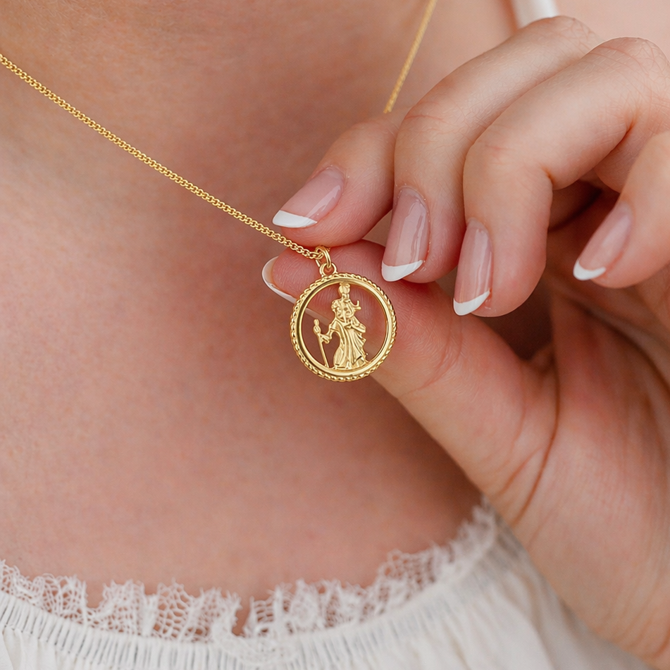Heritage St. Christopher: 9ct Gold Pendant