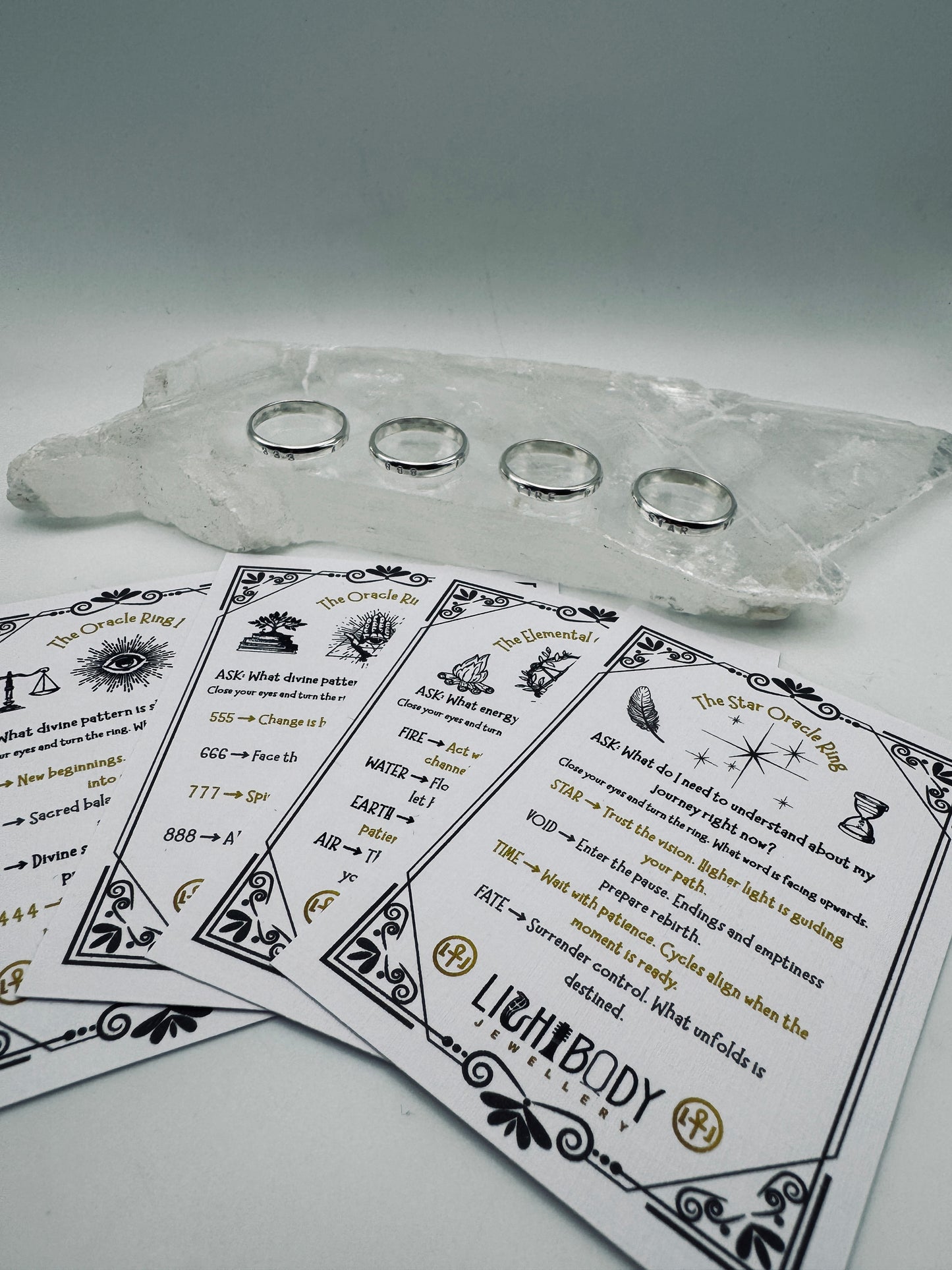 NEW!! The Oracle Ring Collection – Talismans of Guidance & Divination