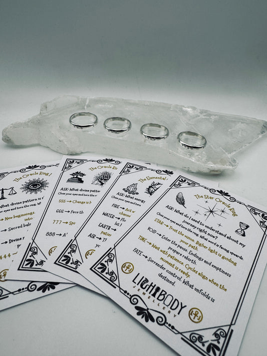 NEW!! The Oracle Ring Collection – Talismans of Guidance & Divination