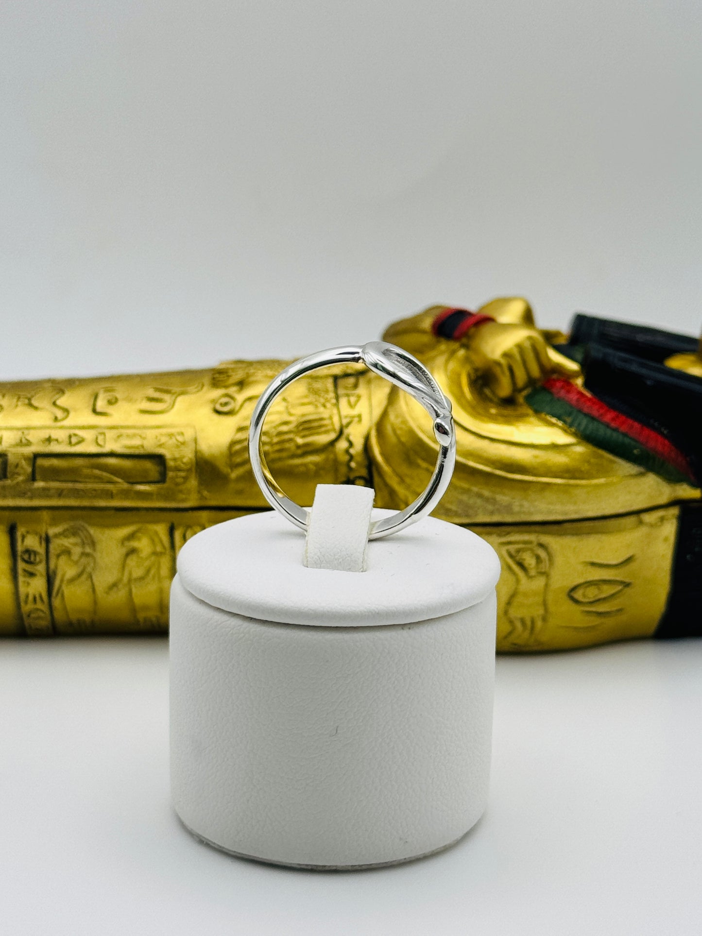 The Key of Life: Sterling Silver Egyptian Ankh Ring