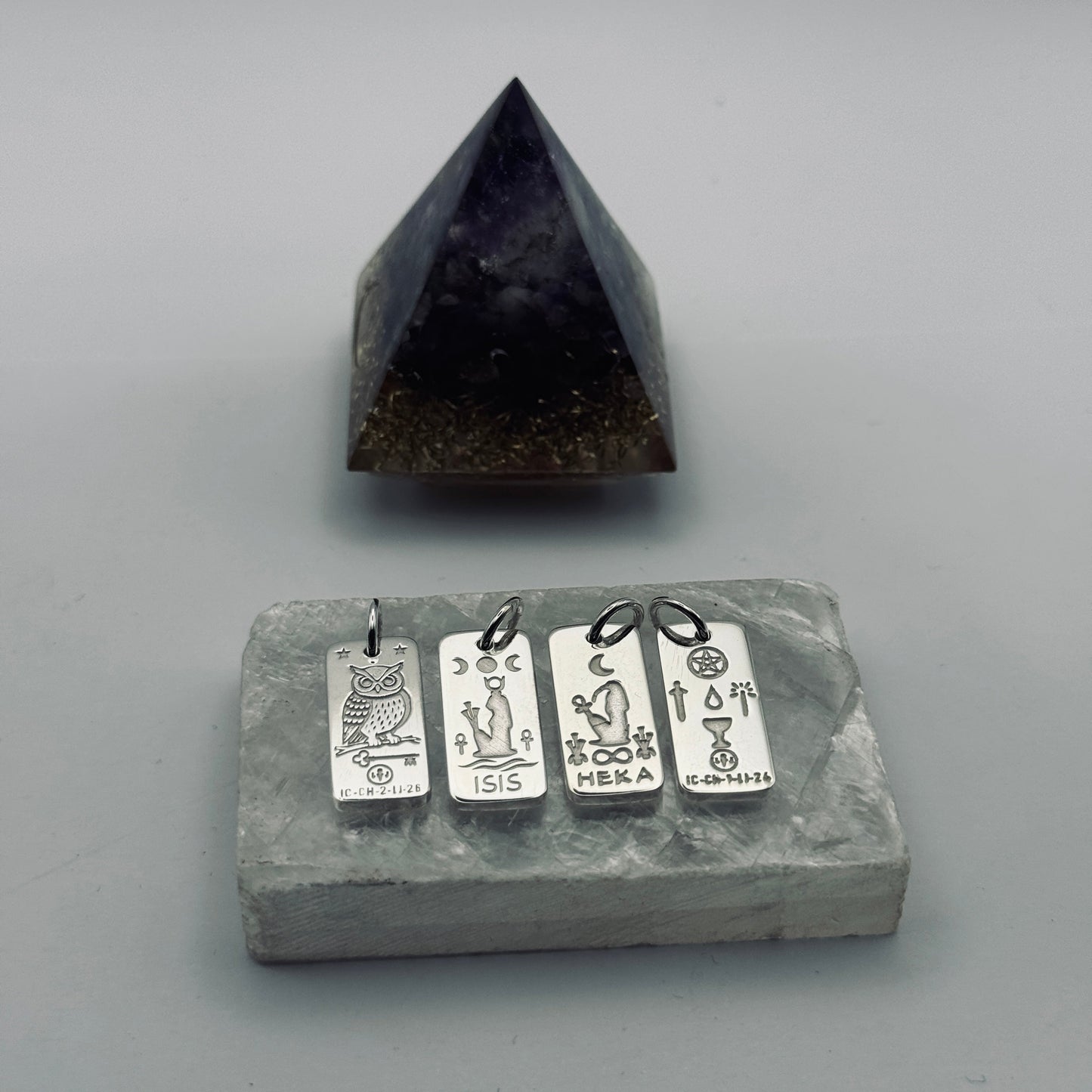 The High Priestess' Charm – Sterling Silver Talisman of Reflection & Sacred Knowing