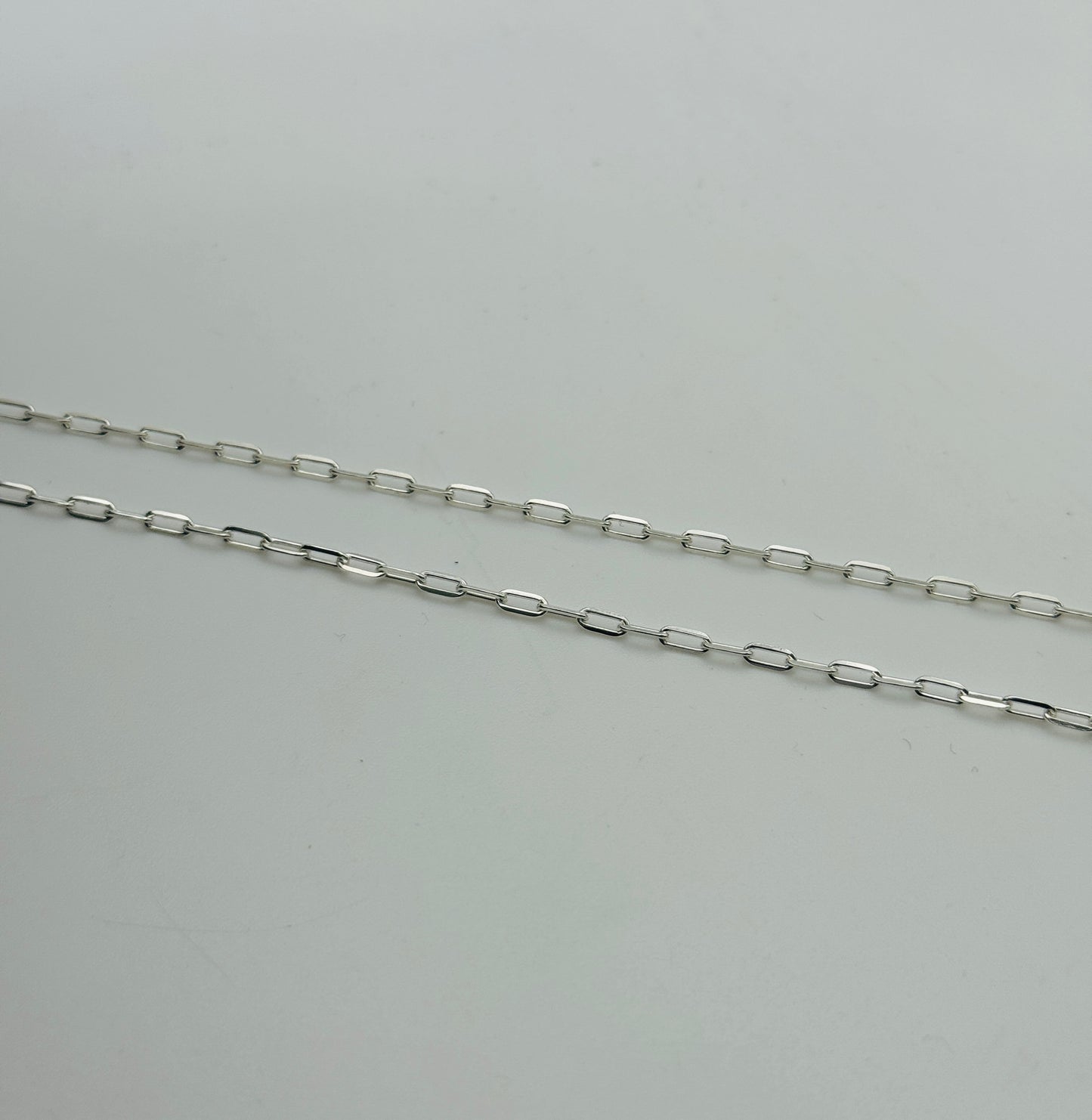 Paperclip Chain - Sterling Silver 2mm - 45cm
