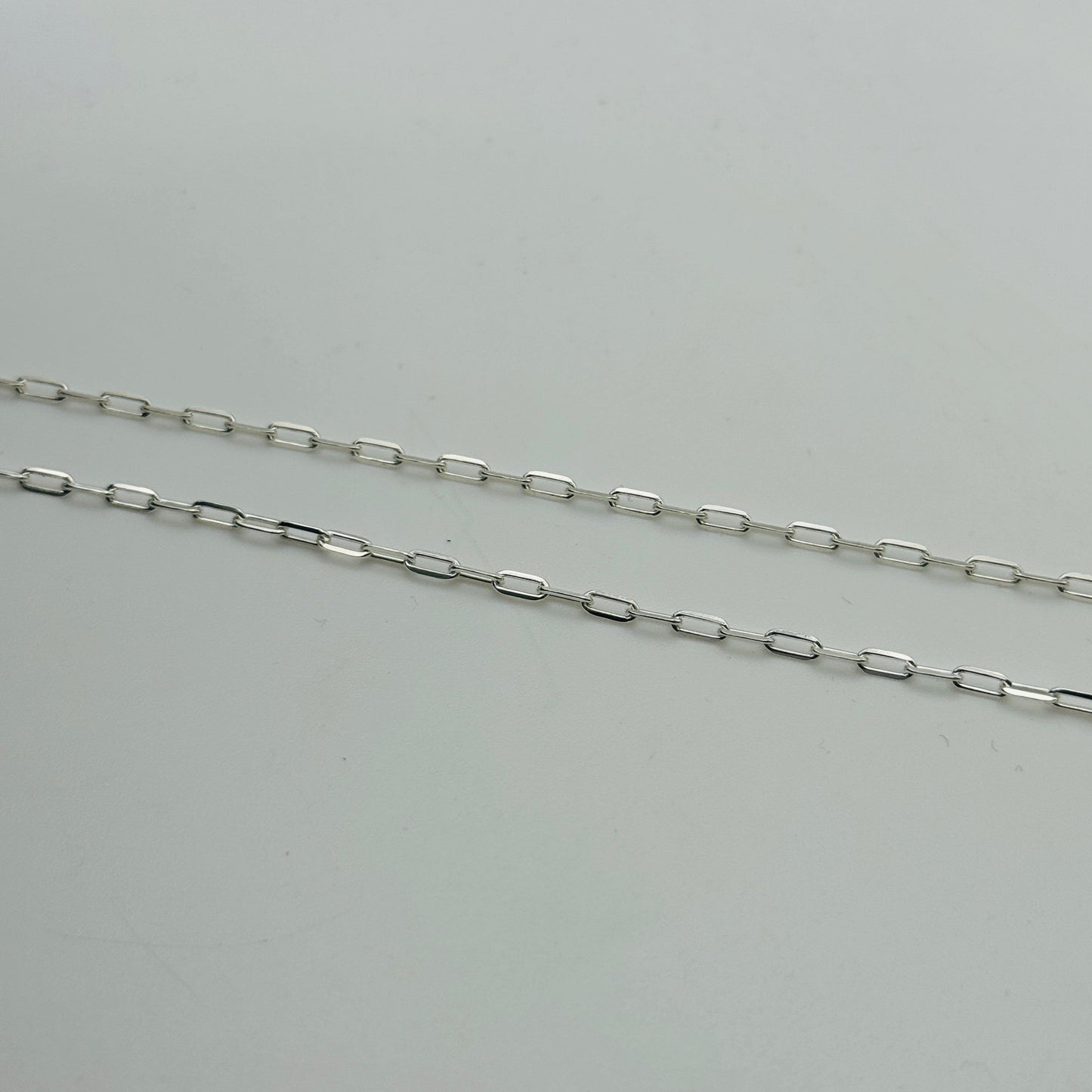 Paperclip Chain - Sterling Silver 2mm - 45cm