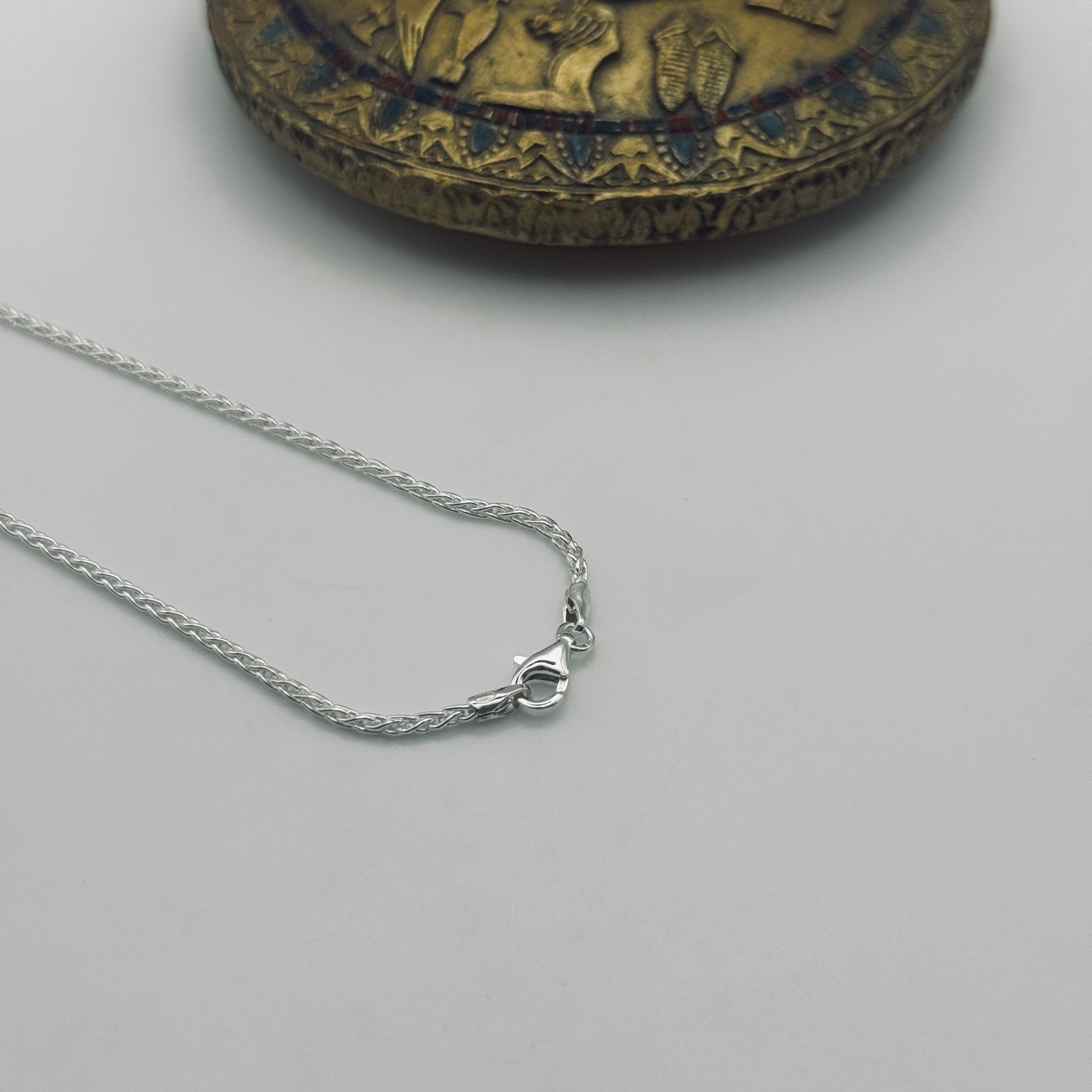 Wheat Chain - Sterling Silver 2mm - 50cm