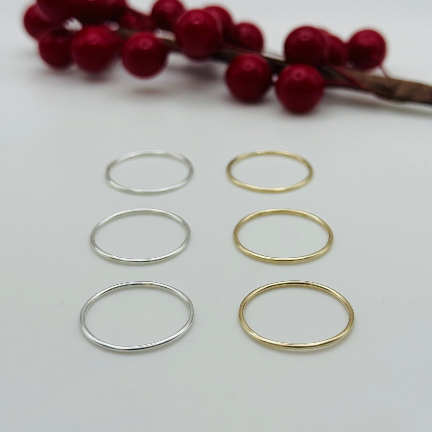 The Golden Halos – 9ct Gold Ring of Light & Devotion