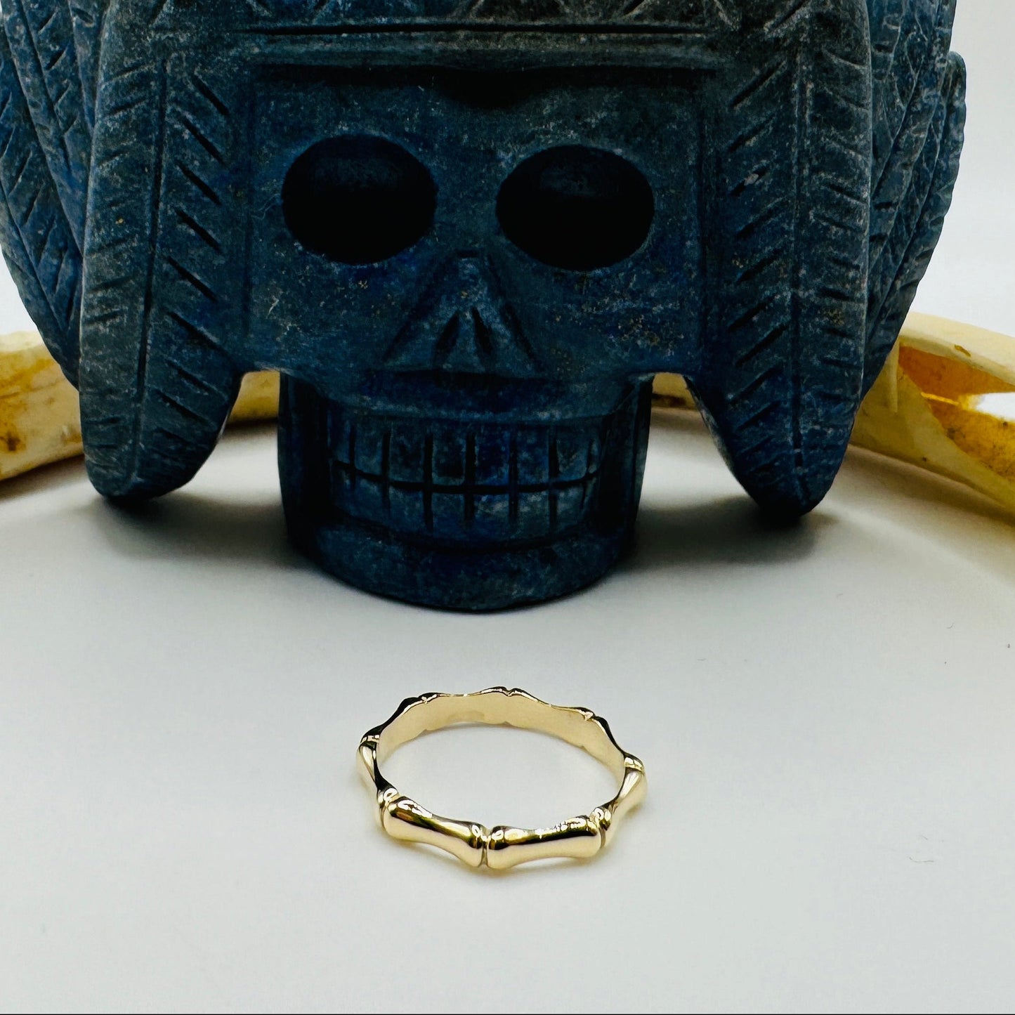 Circle of Bones: 9ct Gold Ring