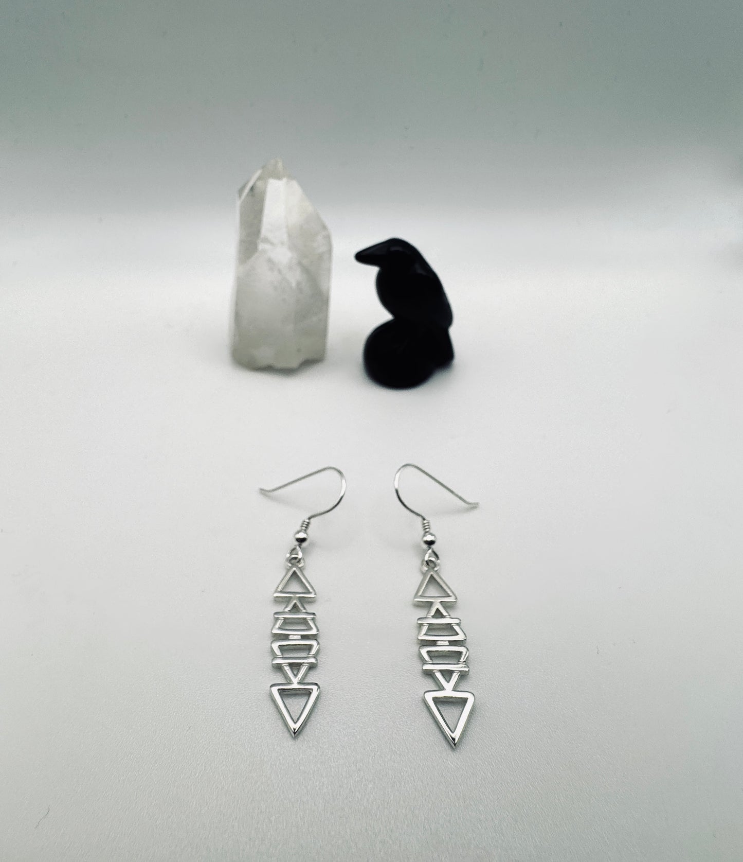 Path of the Elements: Sterling Silver Earrings