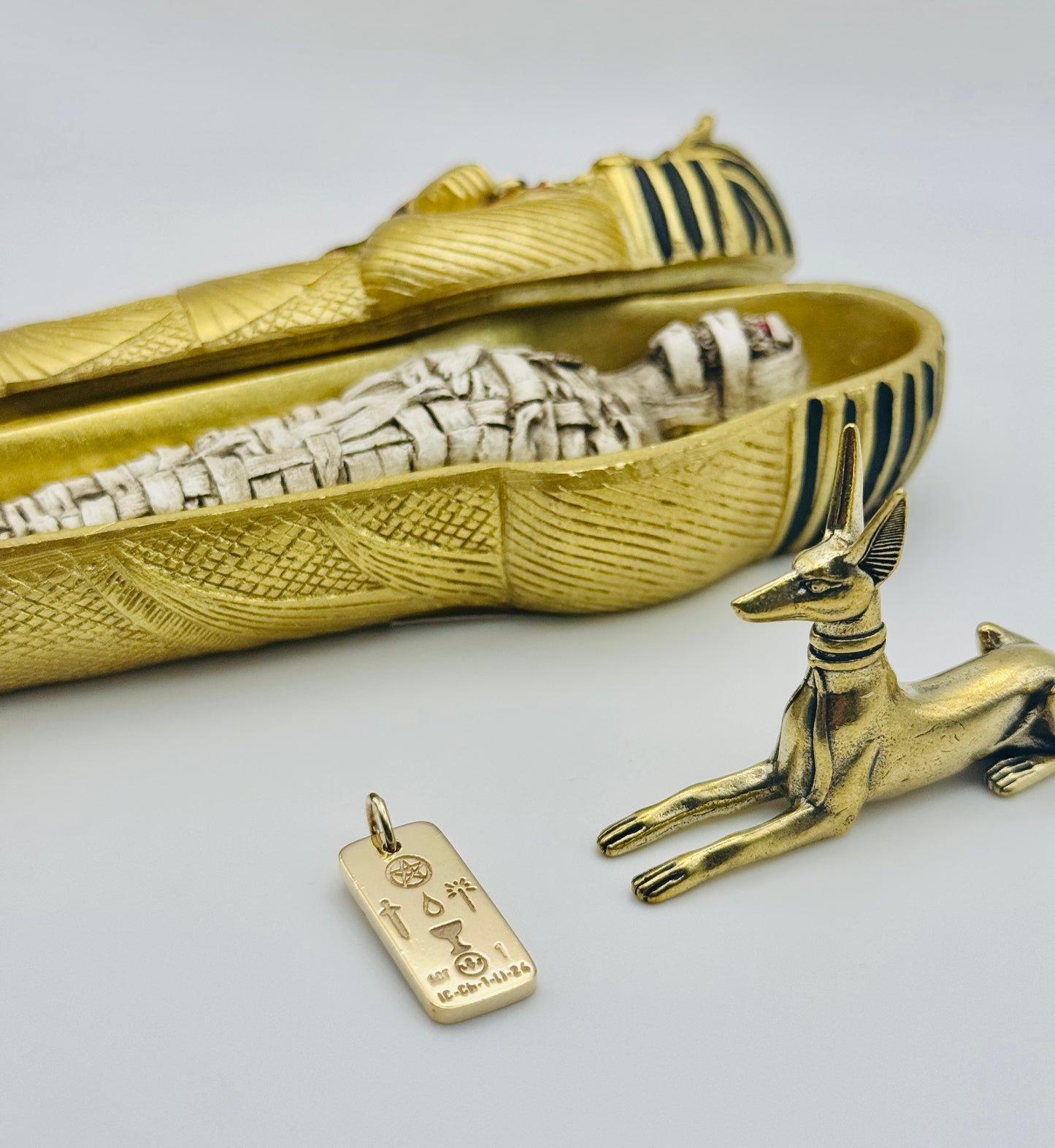 The Magician’s Charm – 9ct Gold Talisman of Will & Creation