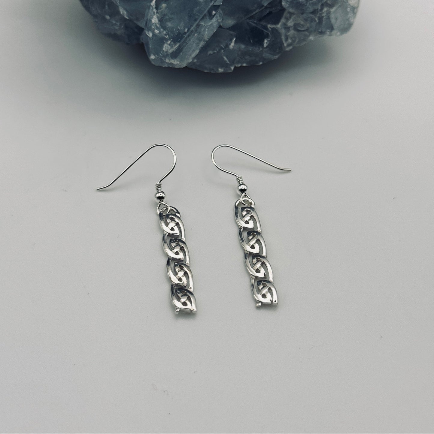 Secret of the Serpent: Sterling Silver Earrings
