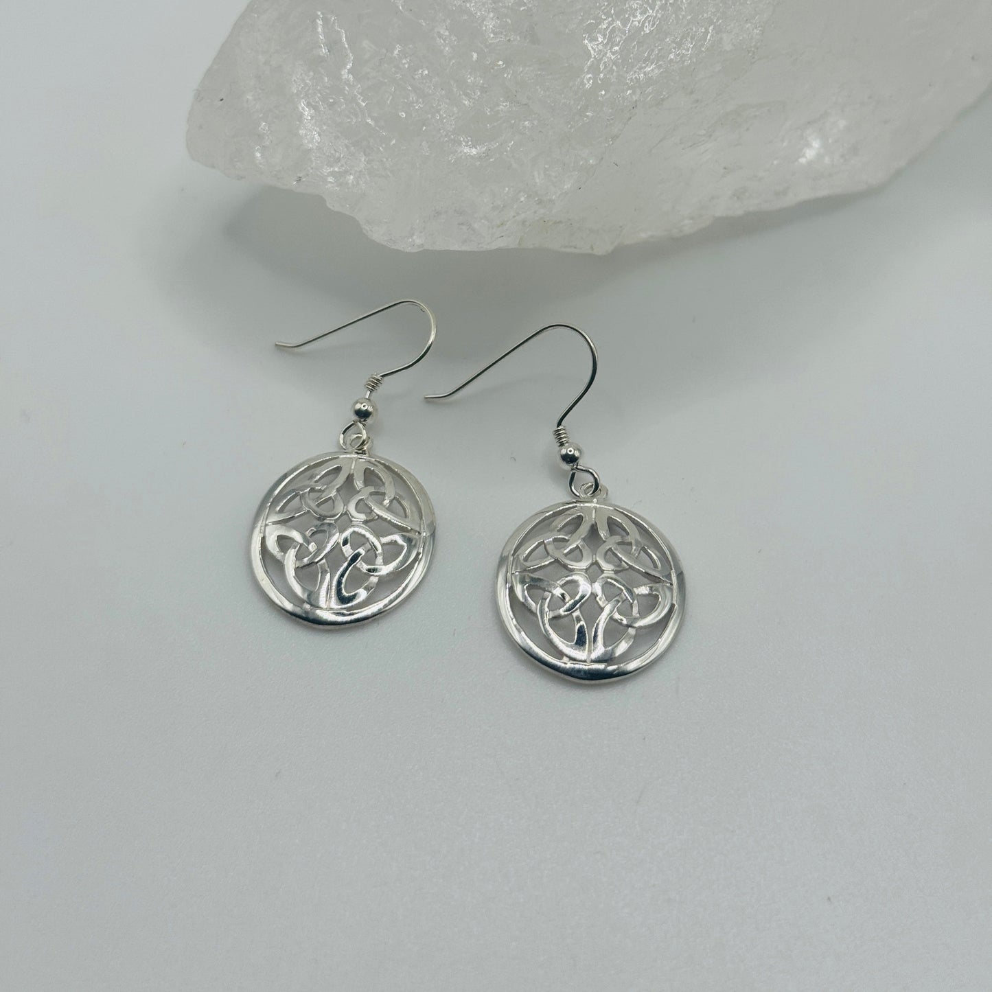 Harmony of Four: Sterling Silver Earrings