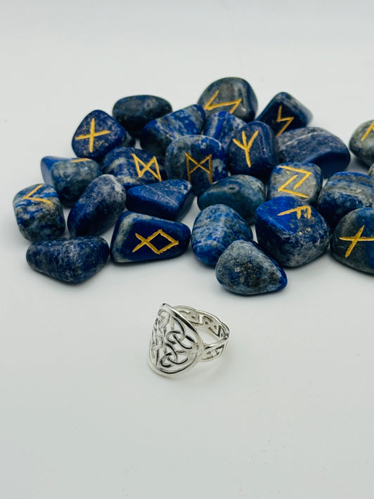 Harmony of the Serpent – Sterling Silver Ring of Healing & Flow | Horizontal