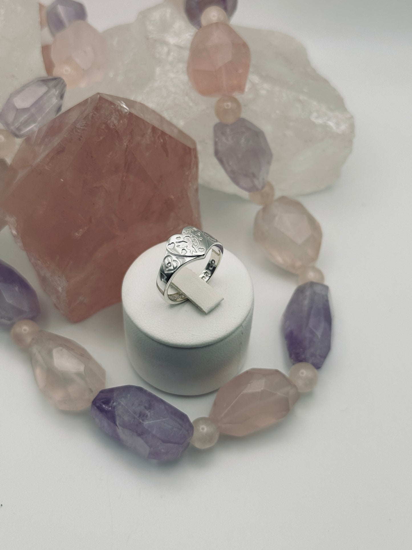 The Ring of Love - Sacred Heart Signet of Unconditional Love