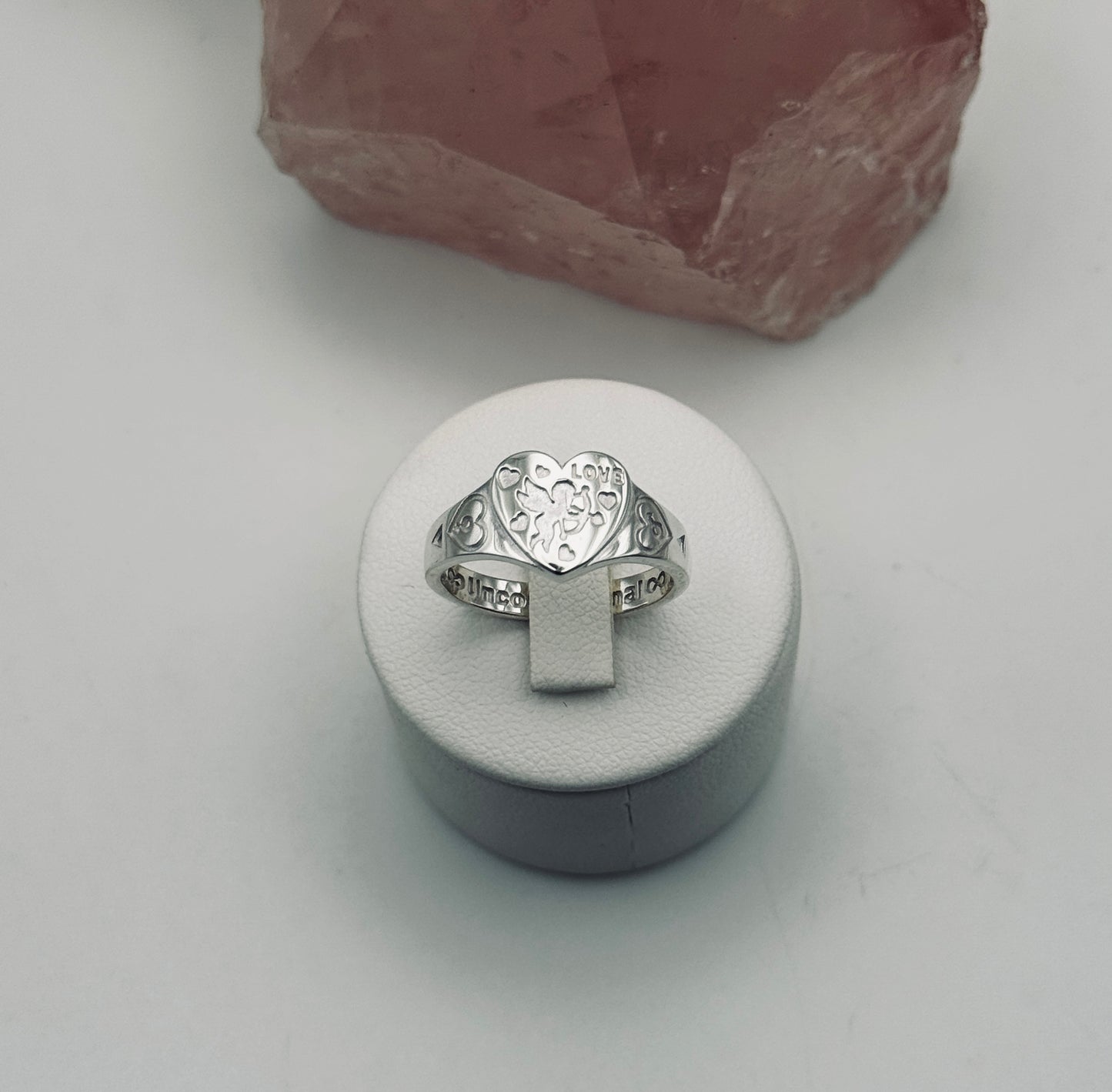 The Ring of Love - Sacred Heart Signet of Unconditional Love