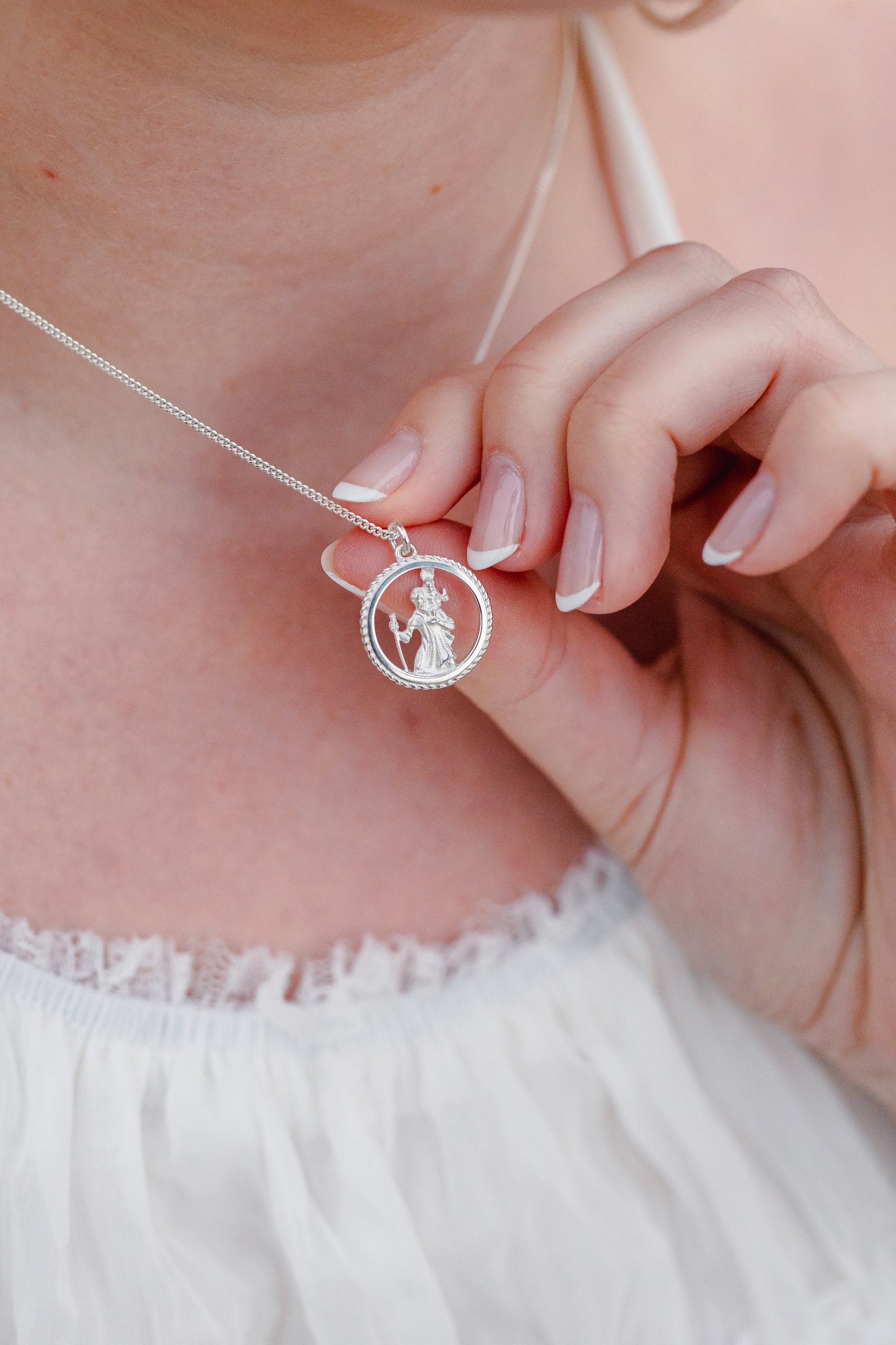 Heritage St. Christopher: Sterling Silver Pendant
