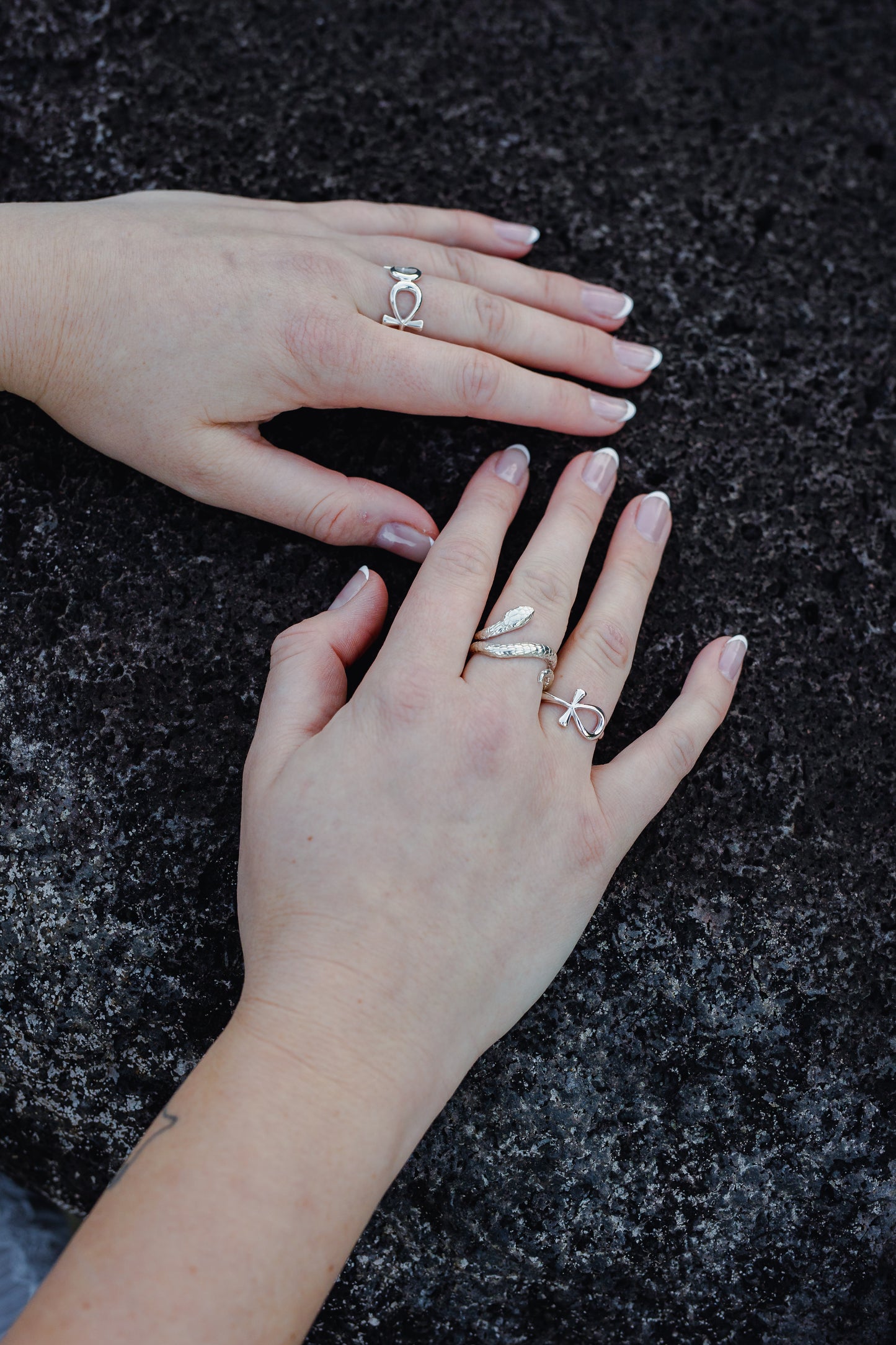 The Key of Life: Sterling Silver Eternal Ankh Ring