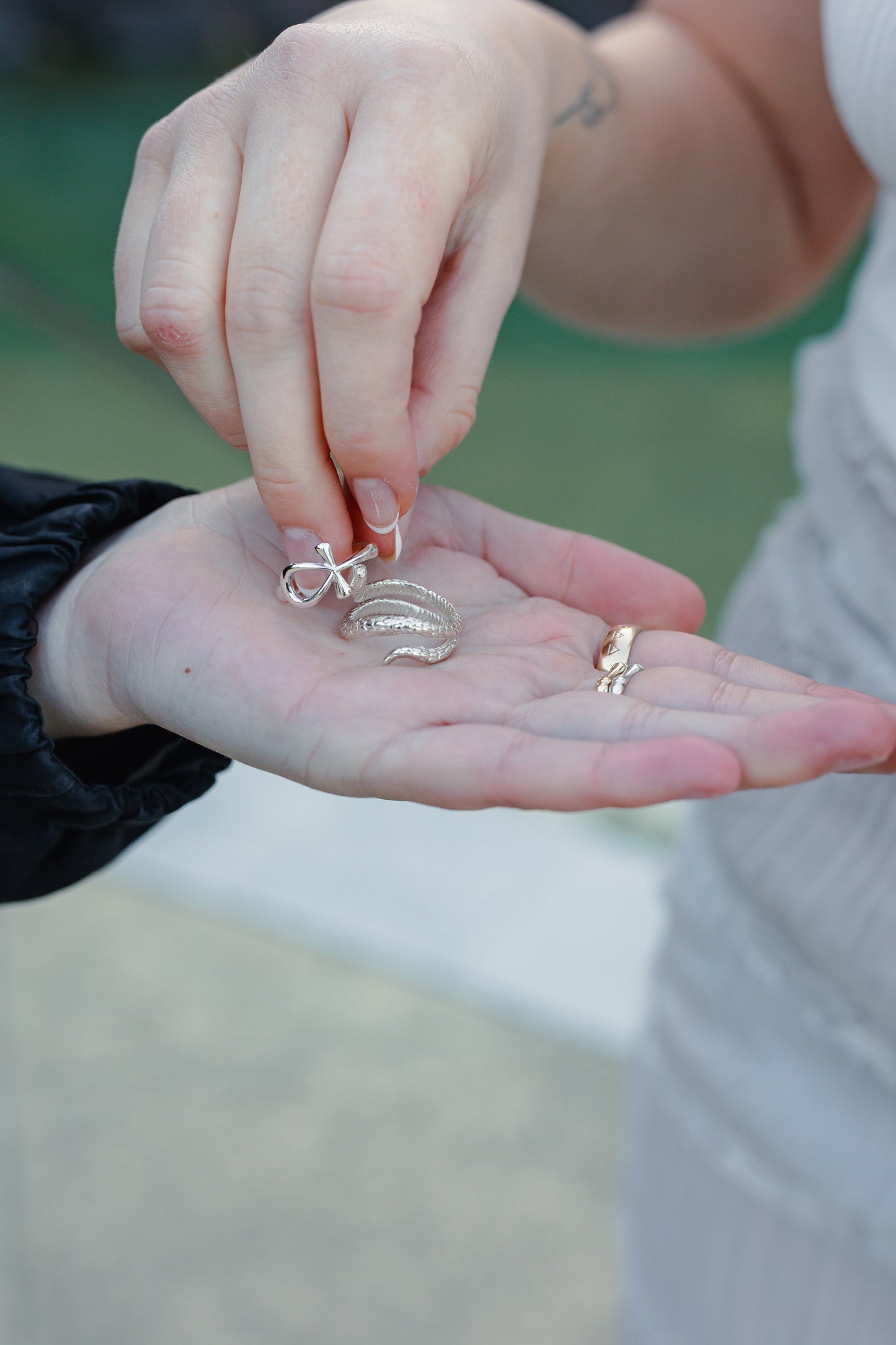 The Key of Life: Sterling Silver Eternal Ankh Ring