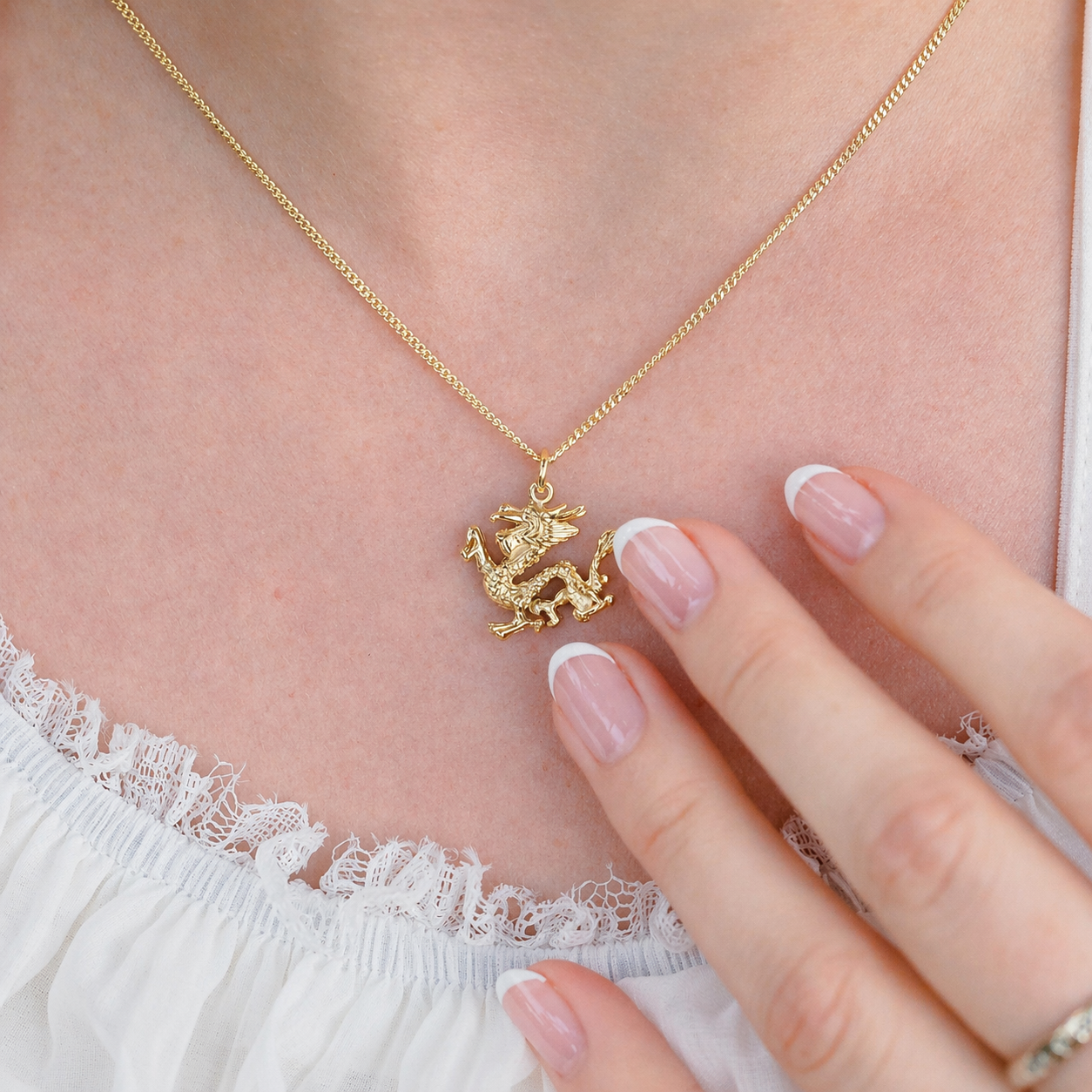Amulet of the Dragon: 9ct Gold Pendant