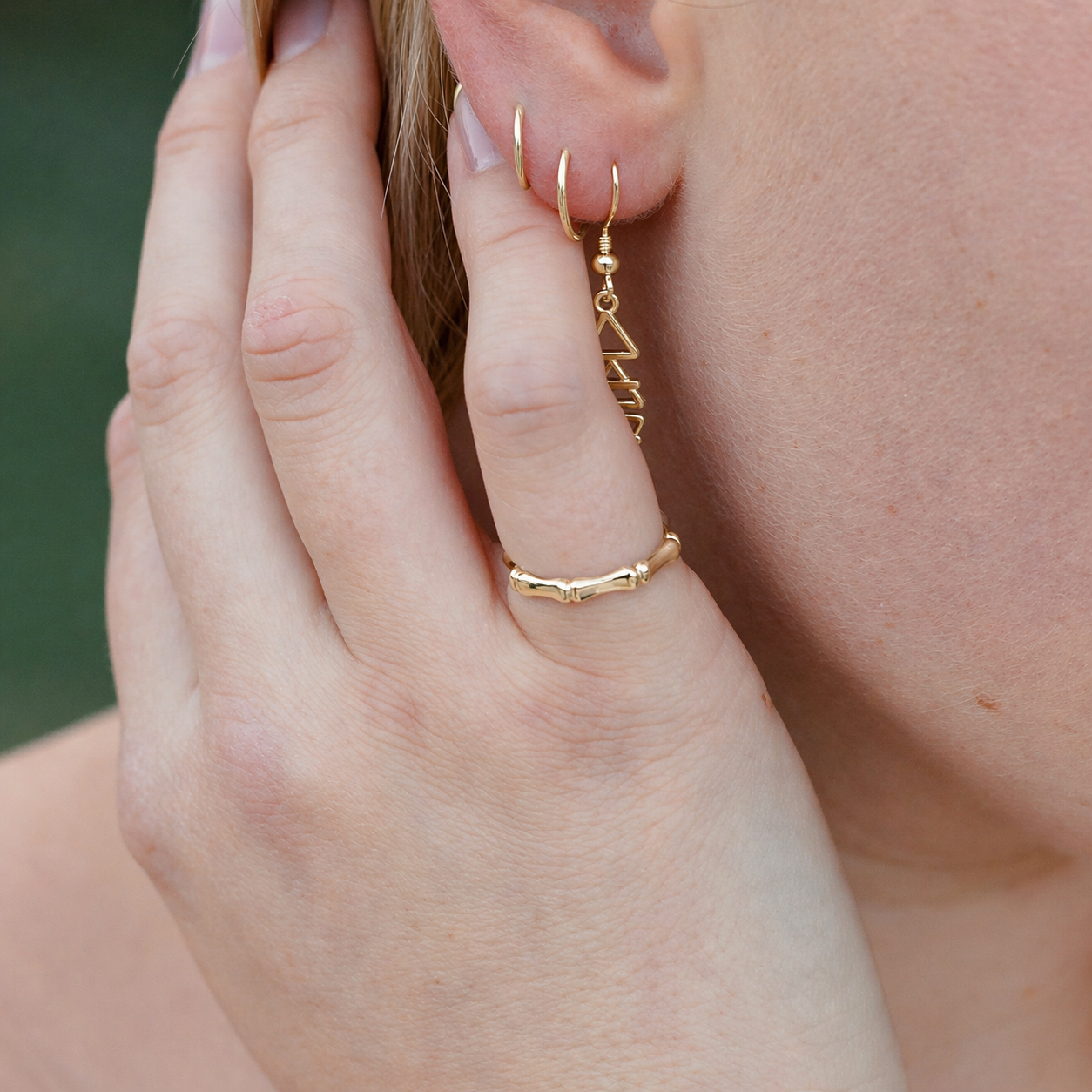 Circle of Bones: 9ct Gold Ring
