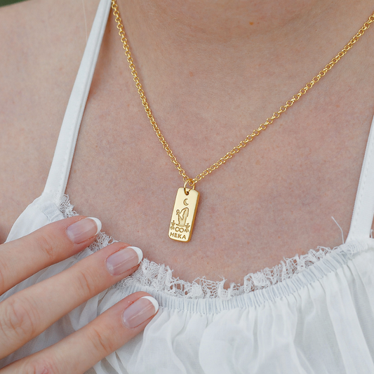 The Magician’s Charm – 9ct Gold Talisman of Will & Creation