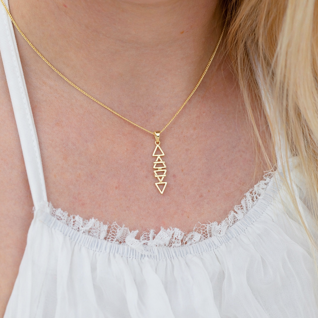 Path of the Elements: 9ct Gold Pendant