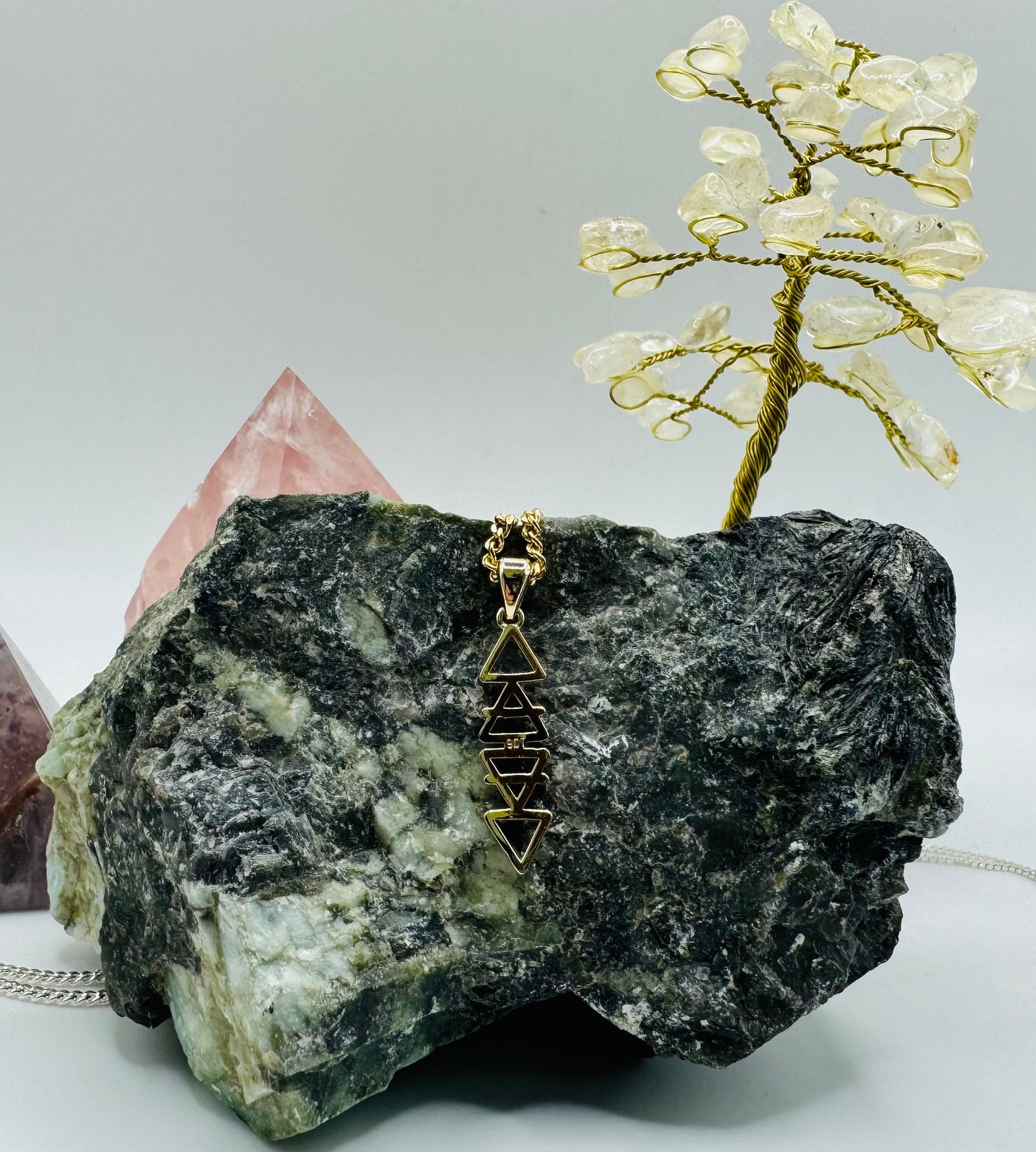 Path of the Elements: 9ct Gold Pendant