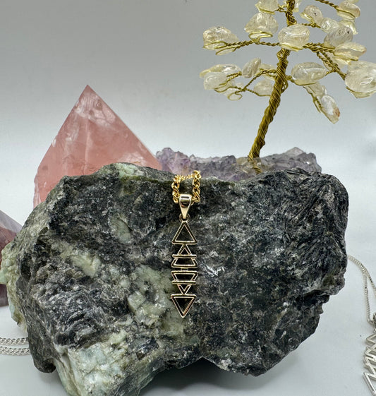 Path of the Elements: 9ct Gold Pendant