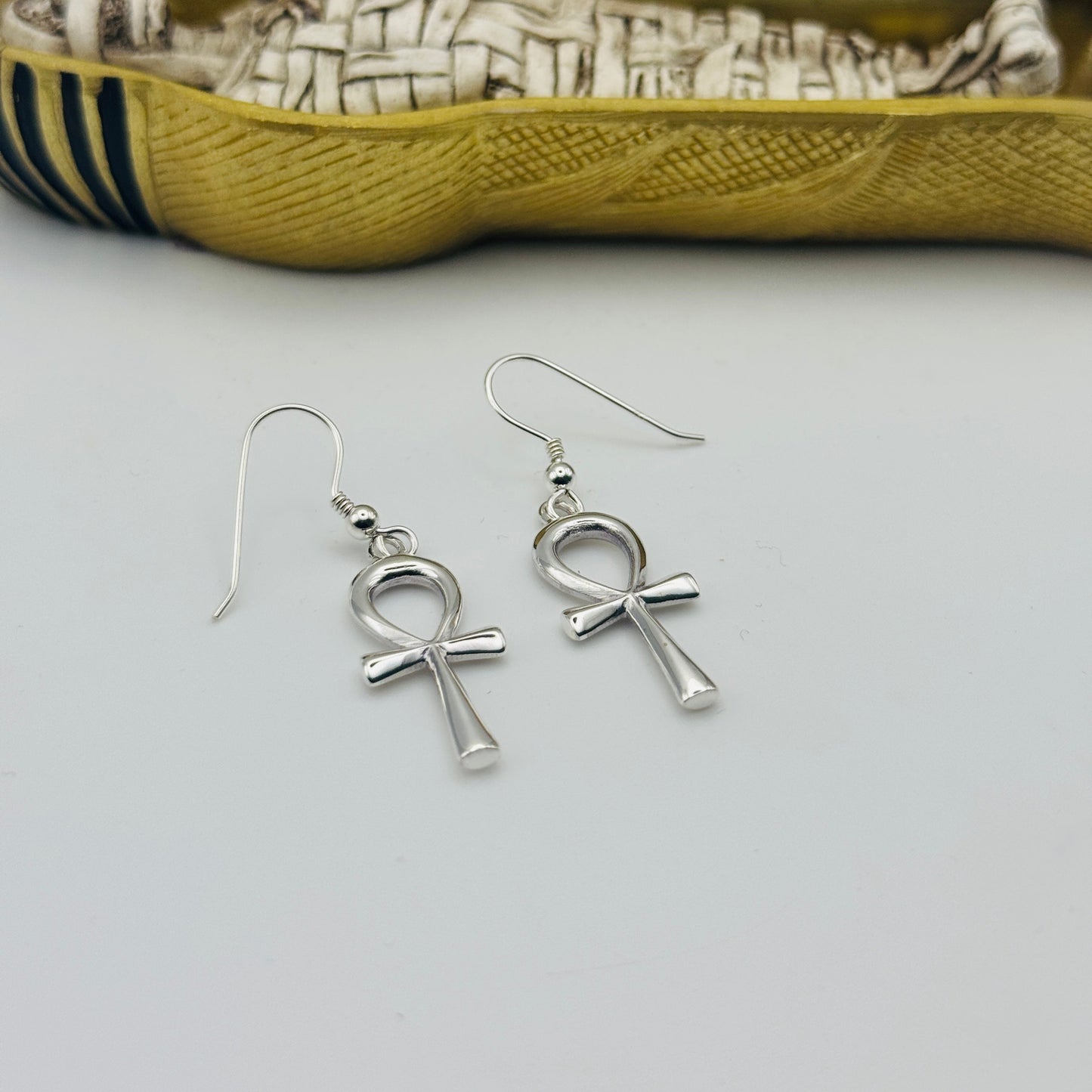 The Key of Life: Ankh Earrings