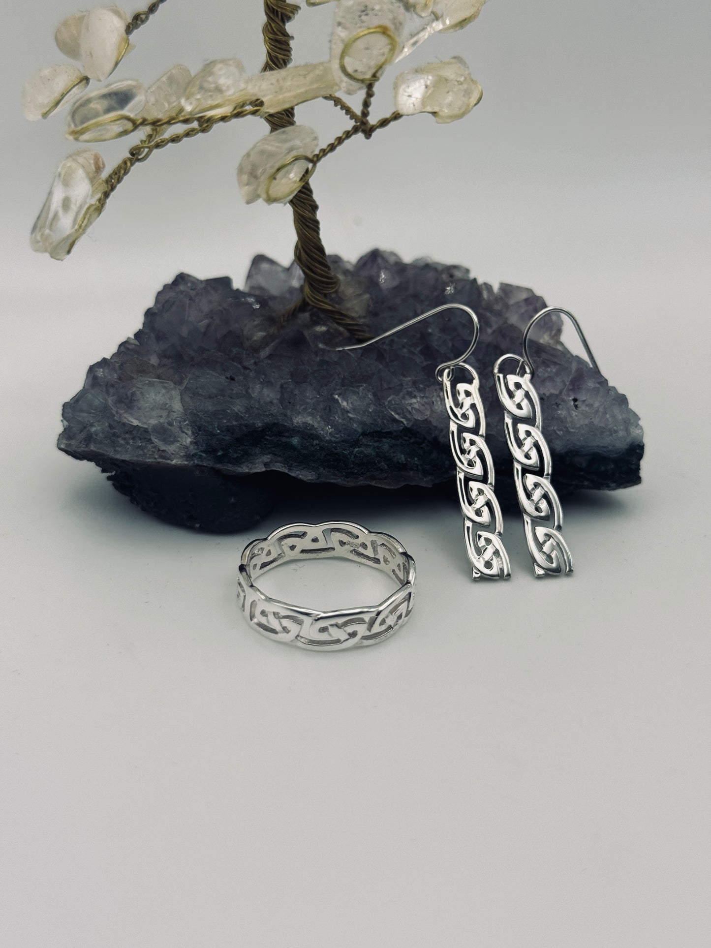 Secret of the Serpent: Sterling Silver Jewellery Set