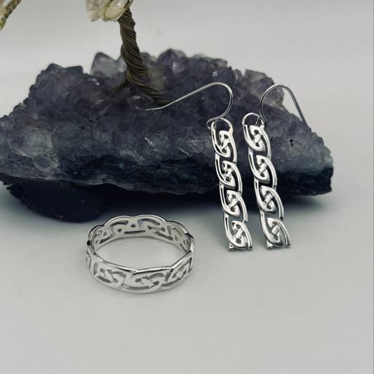 Secret of the Serpent: Sterling Silver Jewellery Set