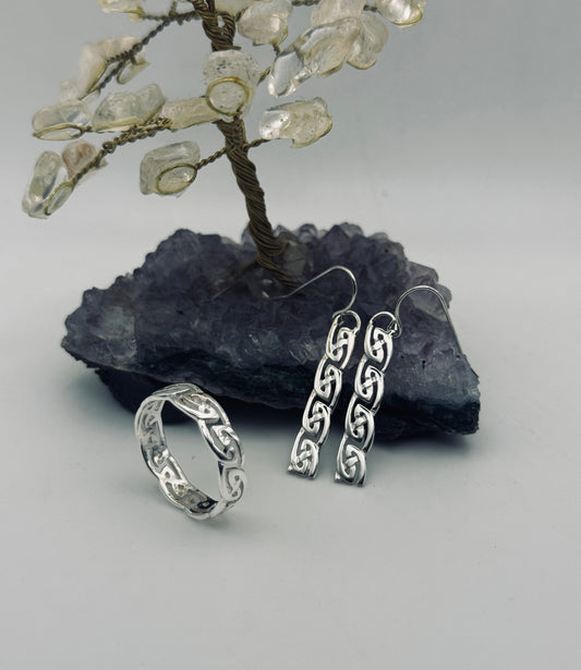 Secret of the Serpent: Sterling Silver Jewellery Set