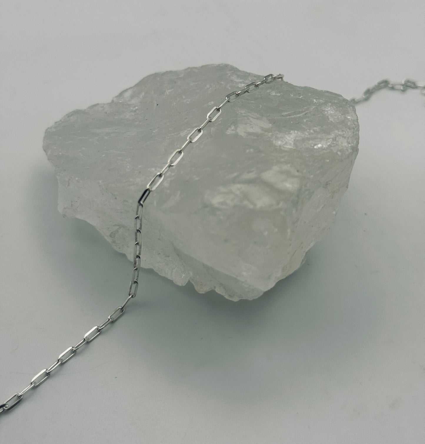Paperclip Chain - Sterling Silver 2mm - 45cm