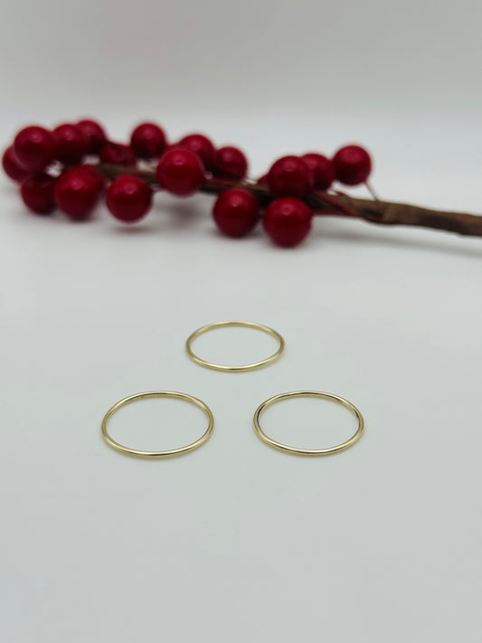 The Golden Halos – 9ct Gold Ring of Light & Devotion