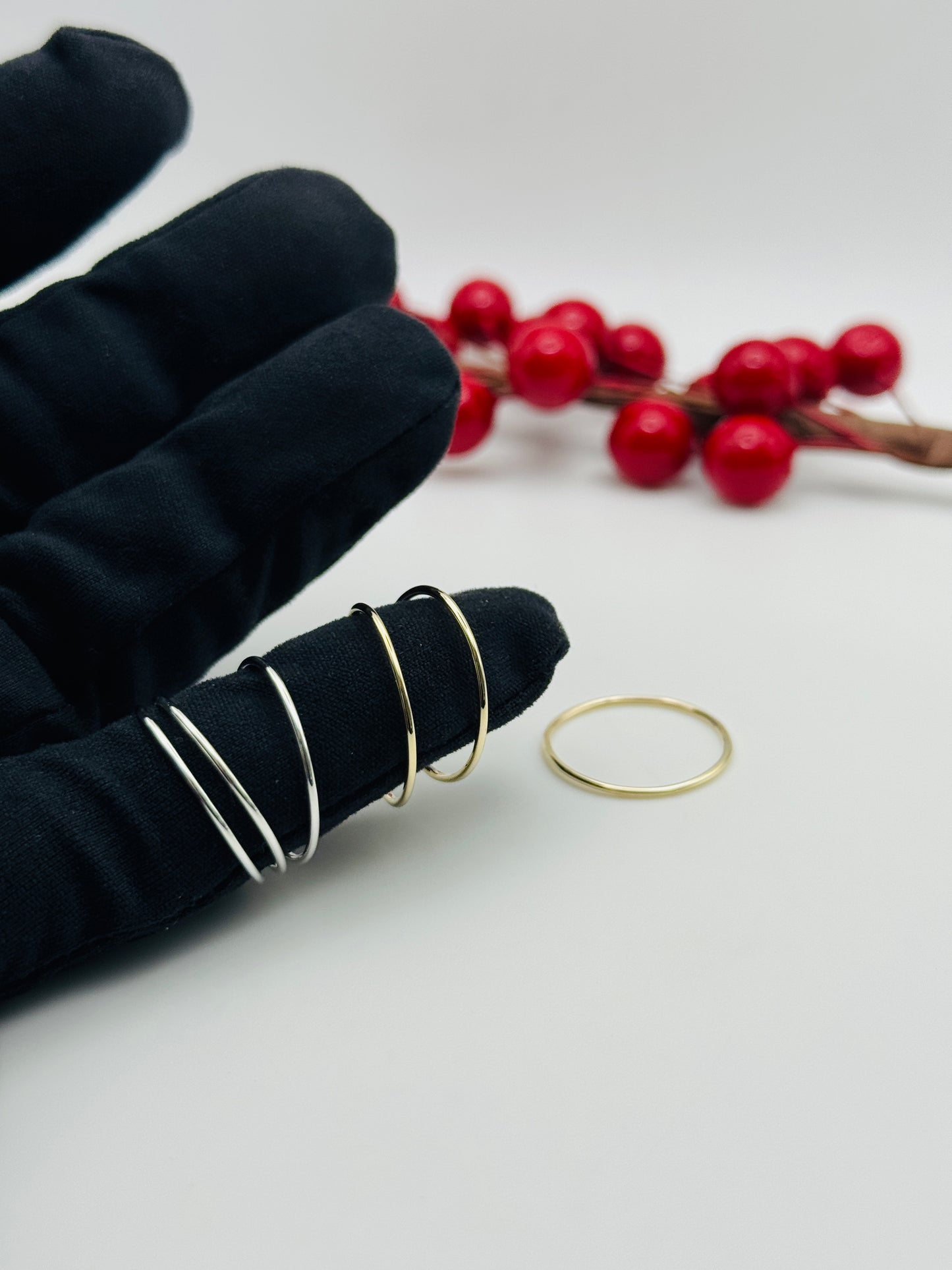 The Golden Halos – Sterling Silver Ring of Light & Devotion