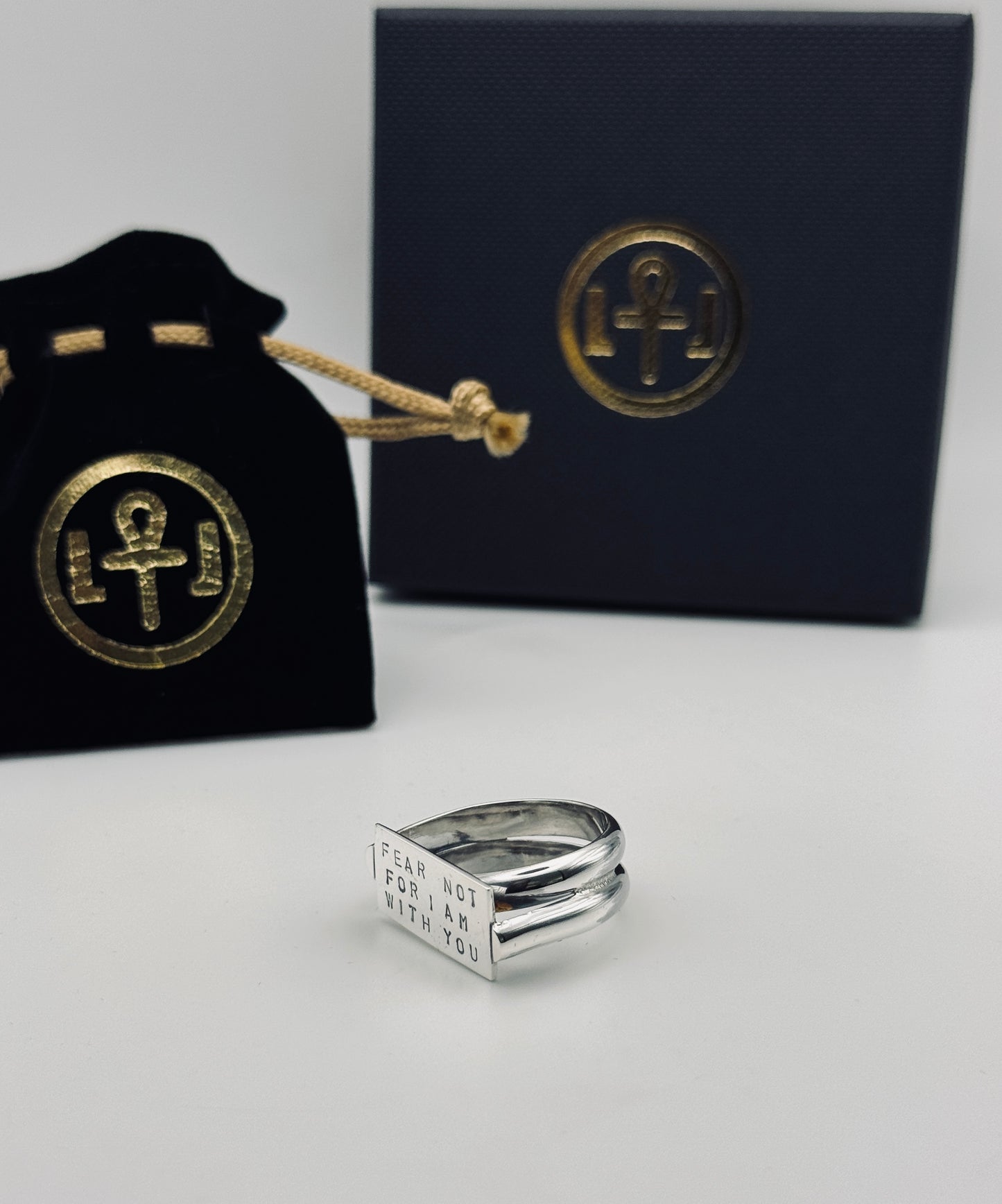 The Talisman of Faith: Sterling Silver Ring of Hope & Divine Protection