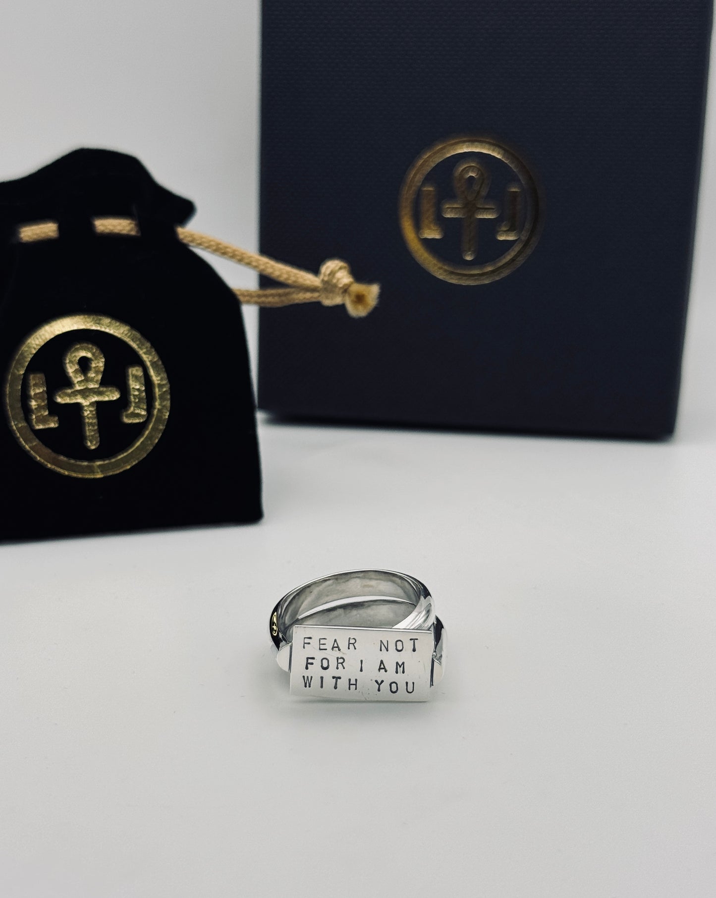 The Talisman of Faith: Sterling Silver Ring of Hope & Divine Protection