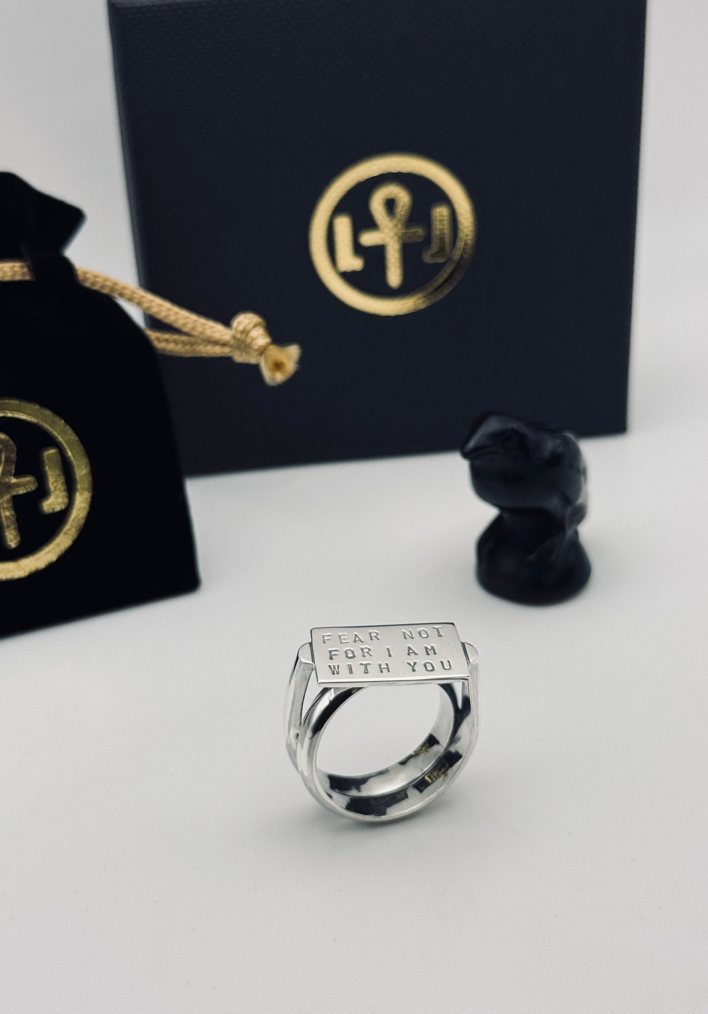 The Talisman of Faith: Sterling Silver Ring of Hope & Divine Protection