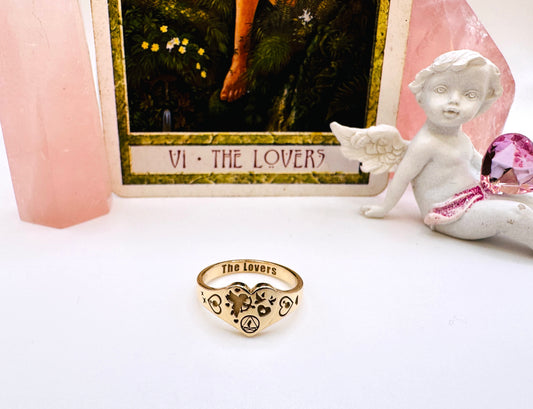 The Lovers: 9ct Gold Ring