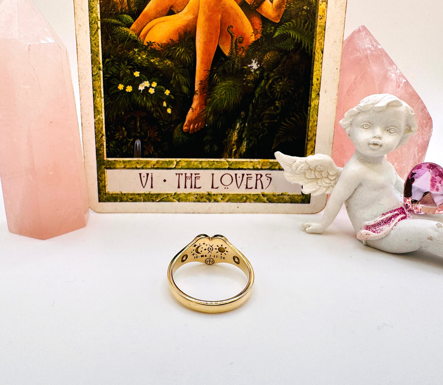 The Lovers: 9ct Gold Ring