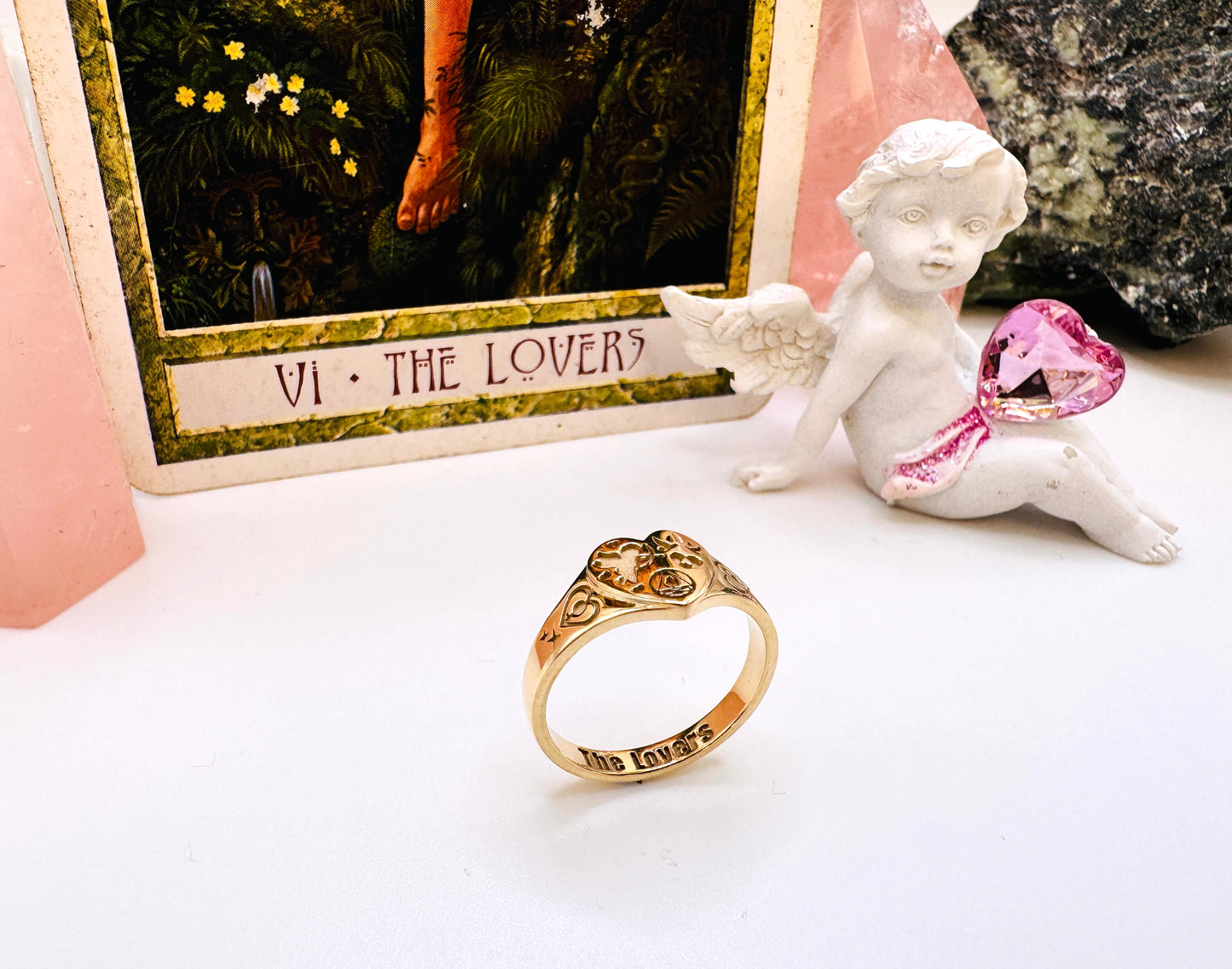 The Lovers: 9ct Gold Ring