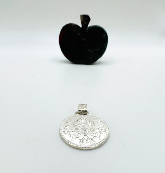 Garden of Eden: Sterling Silver Pendant