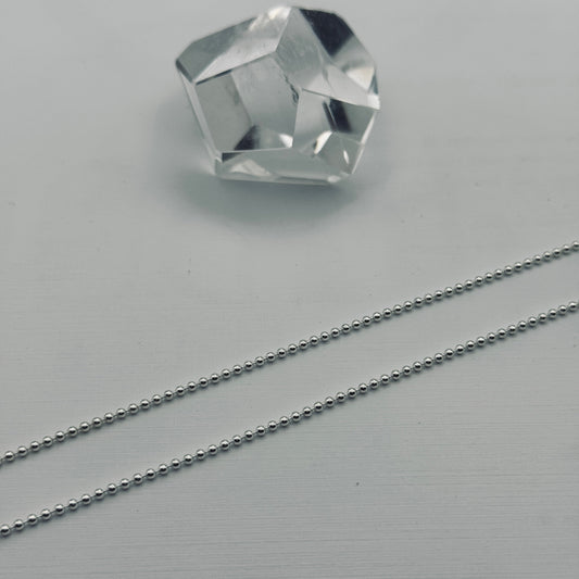 Ball Chain - Sterling Silver 1.5mm - 45cm