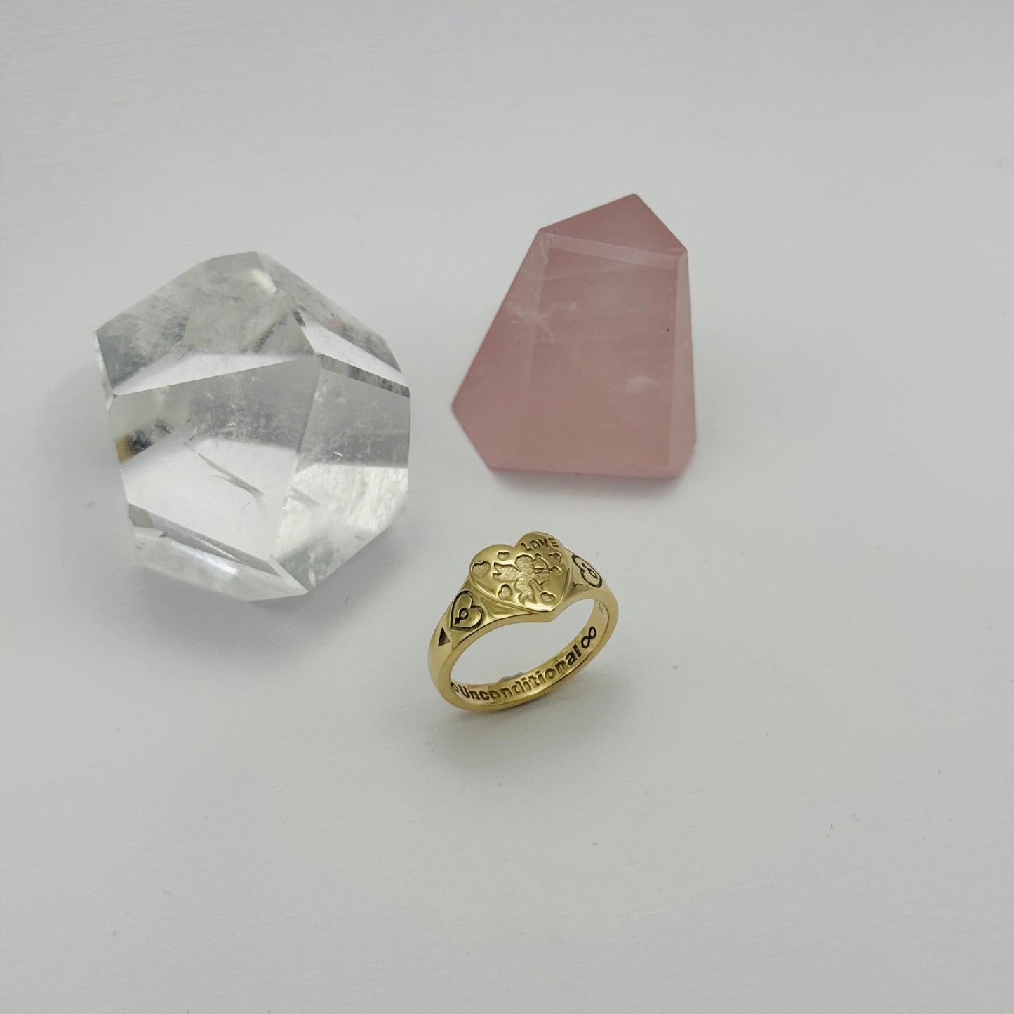 The Ring of Love - Sacred Heart Signet | 9ct Gold