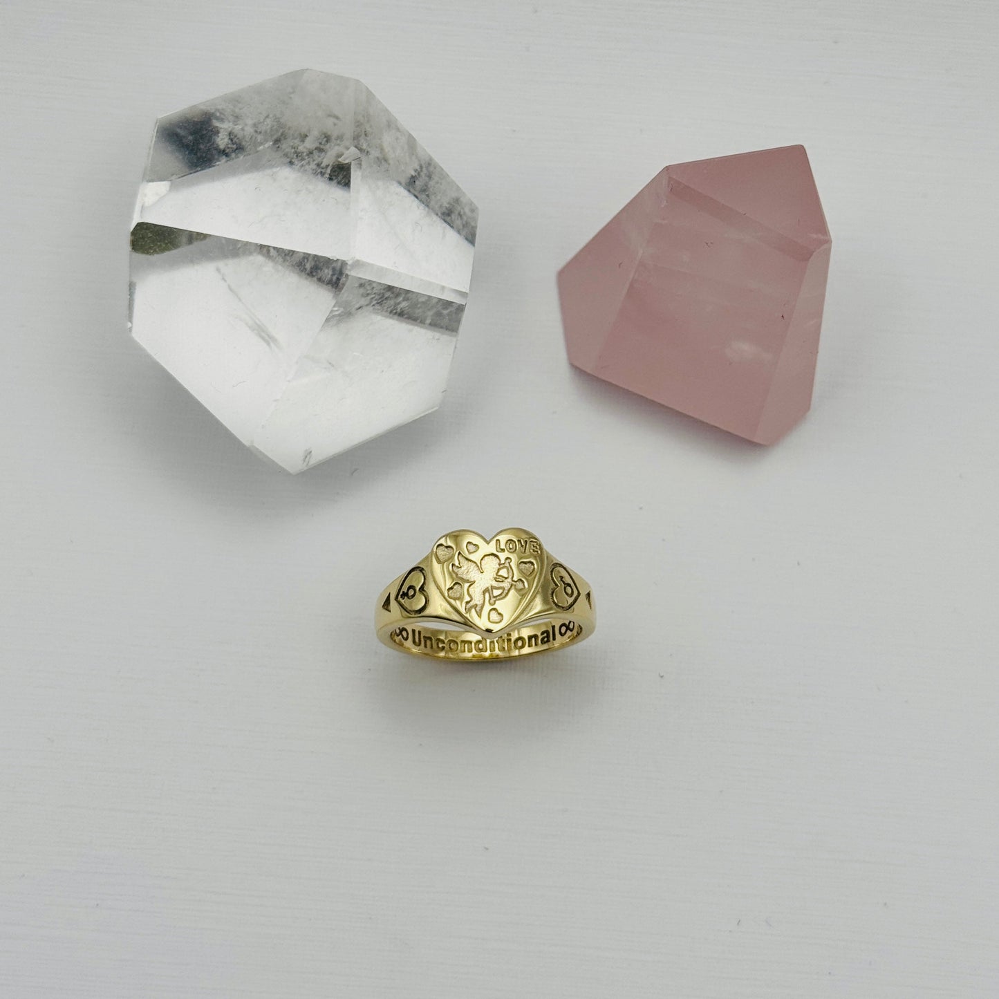 The Ring of Love - Sacred Heart Signet | 9ct Gold
