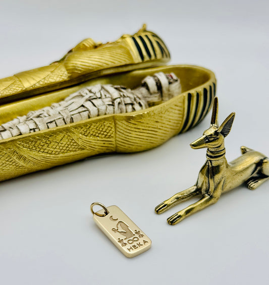 The Magician’s Charm – 9ct Gold Talisman of Will & Creation