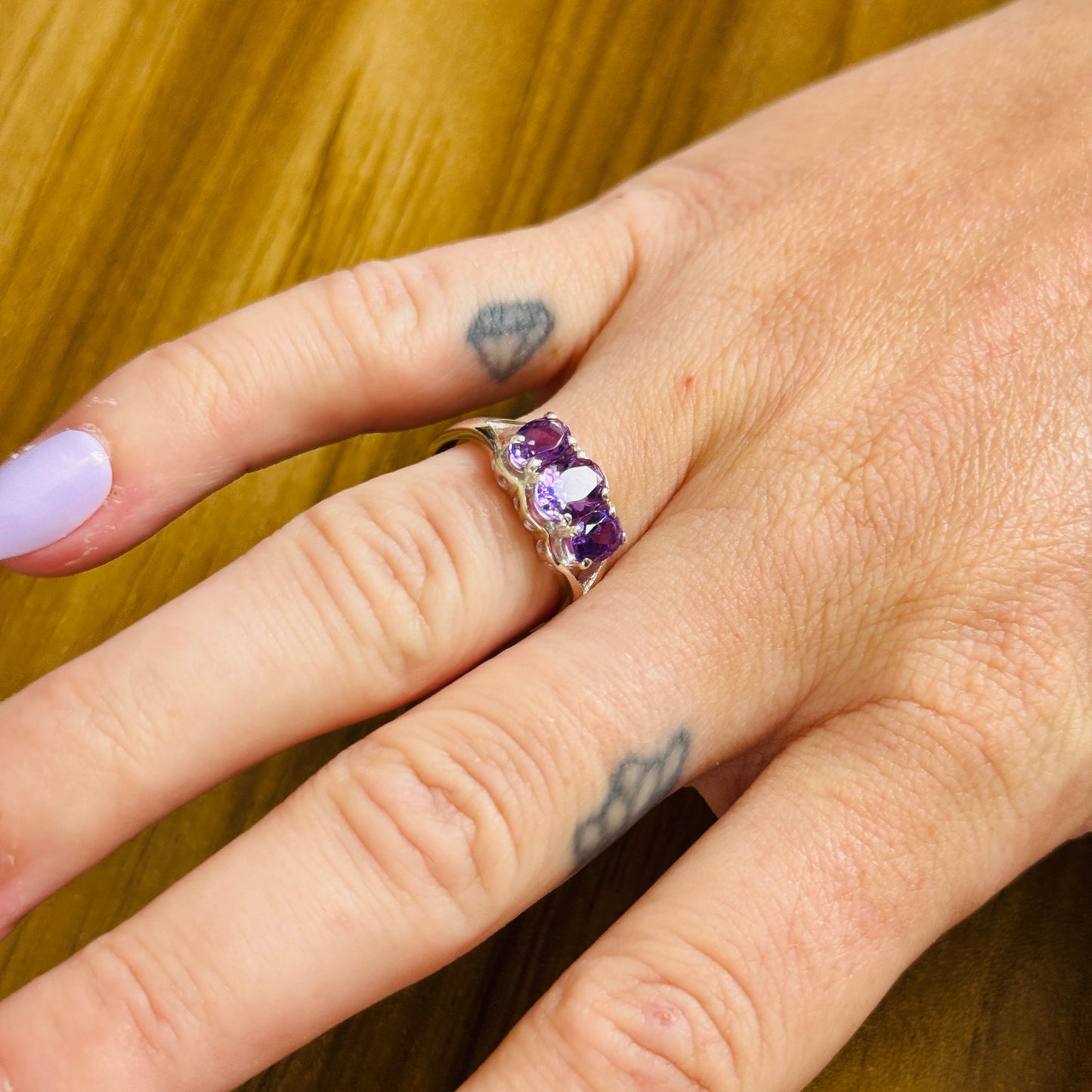 Made for a Princess: Sterling Silver Amethyst Talisman