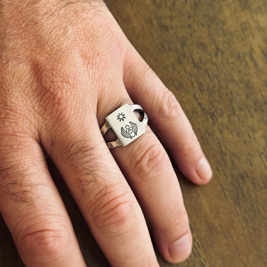 The Scarab Oath Ring - The Ring of Law, Rebirth & Bound Commitment