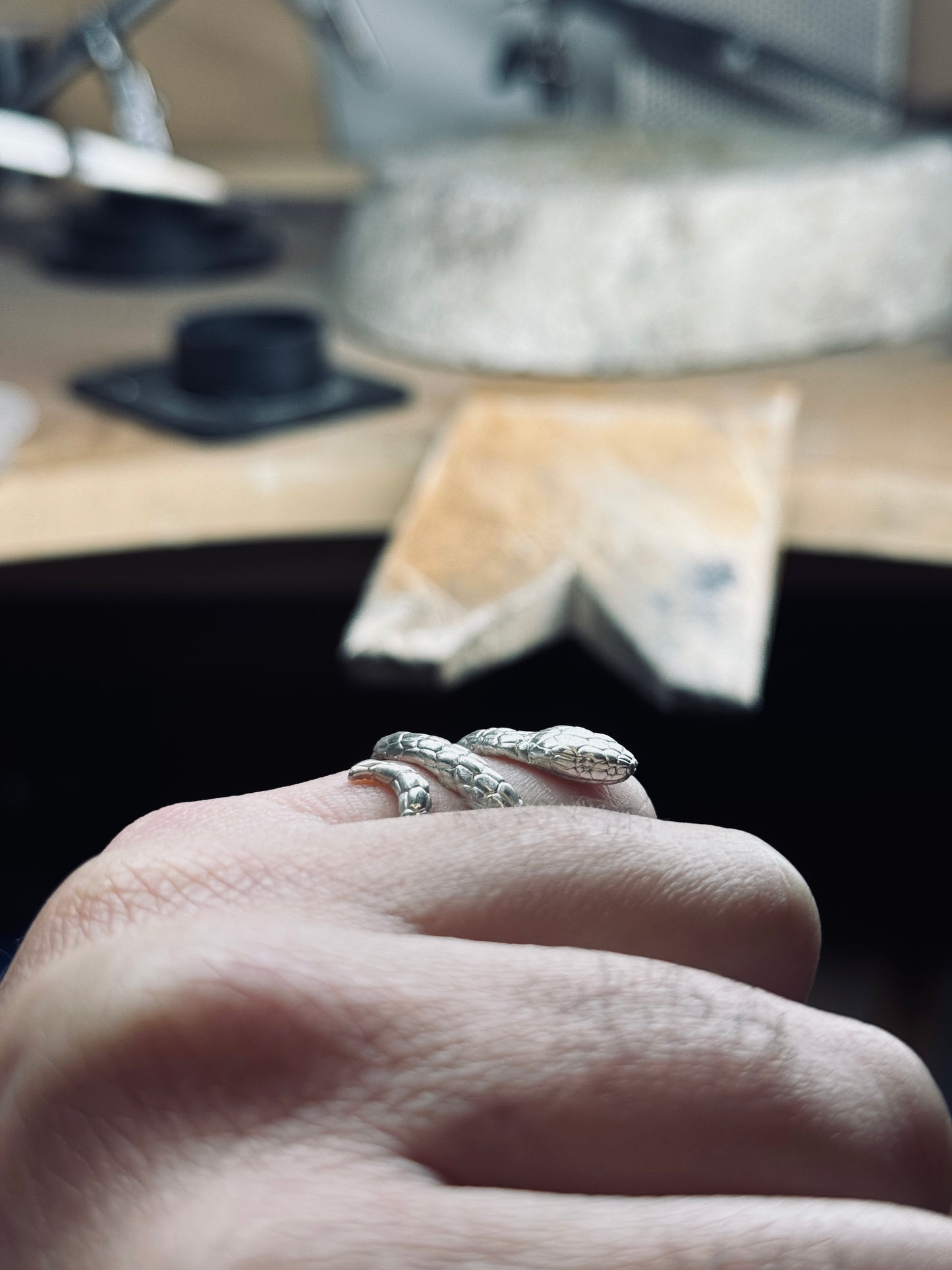 Kundalini Snake Ring – Sterling Silver Talisman of Spirit & Sacred Awakening