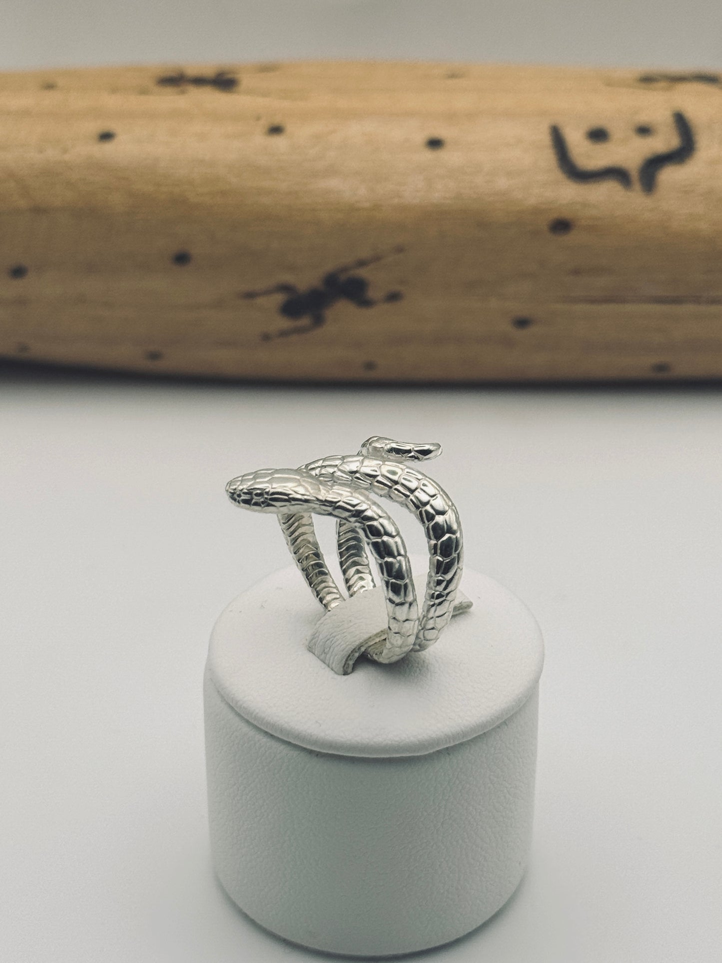 Kundalini Snake Ring – Sterling Silver Talisman of Spirit & Sacred Awakening