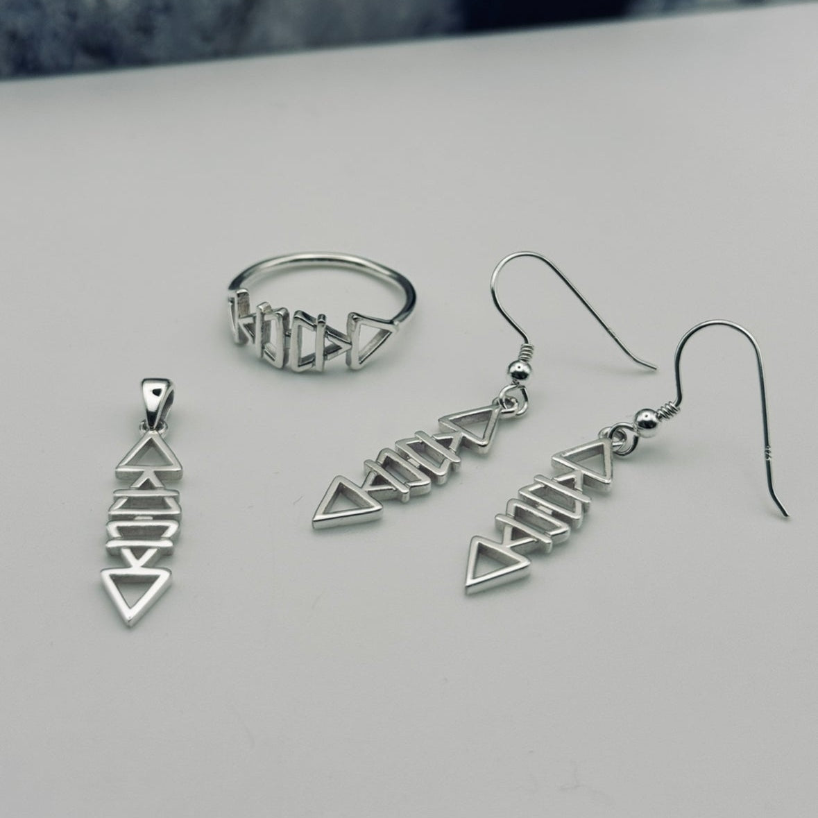 Path of the Elements: Sterling Silver Earrings