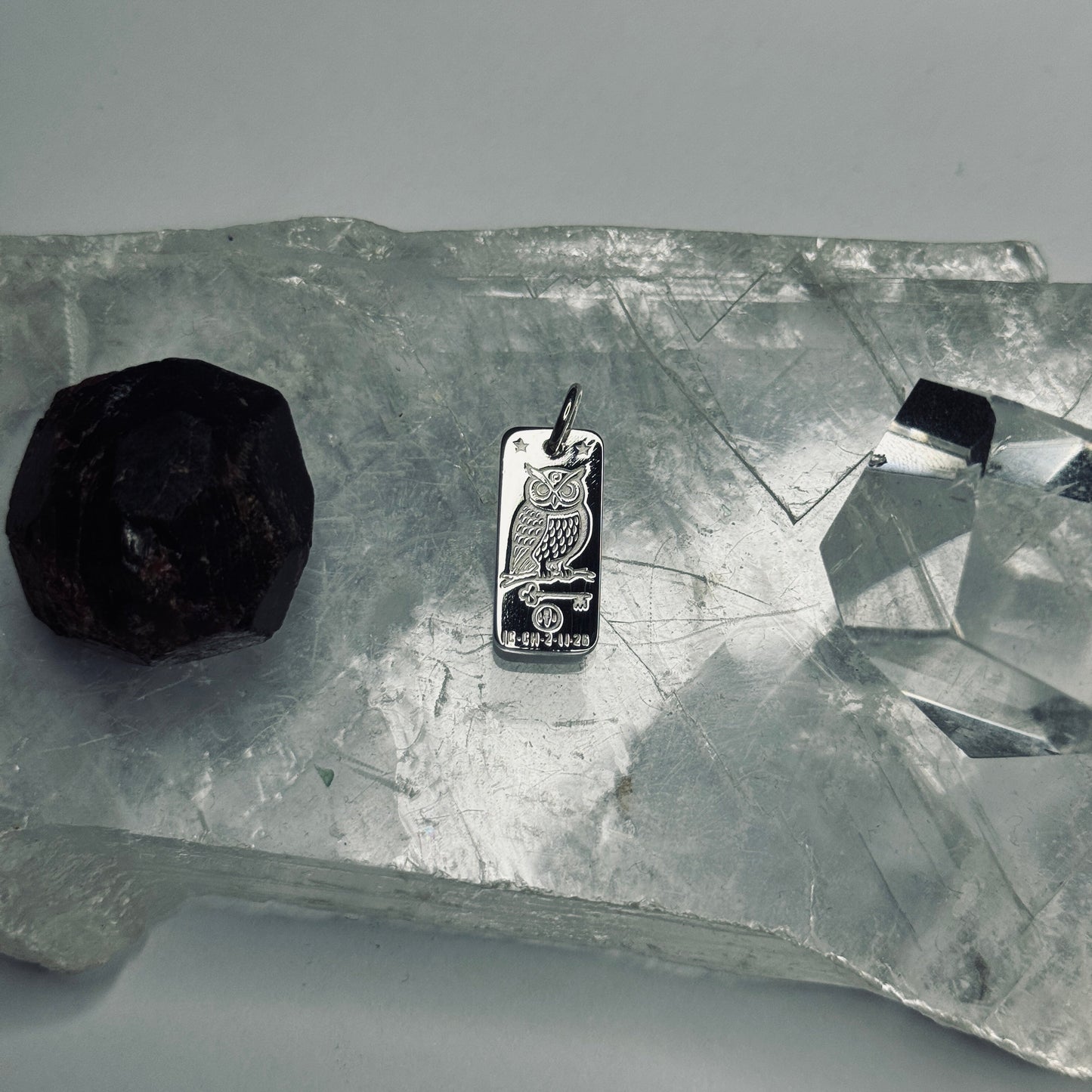 The High Priestess' Charm – Sterling Silver Talisman of Reflection & Sacred Knowing